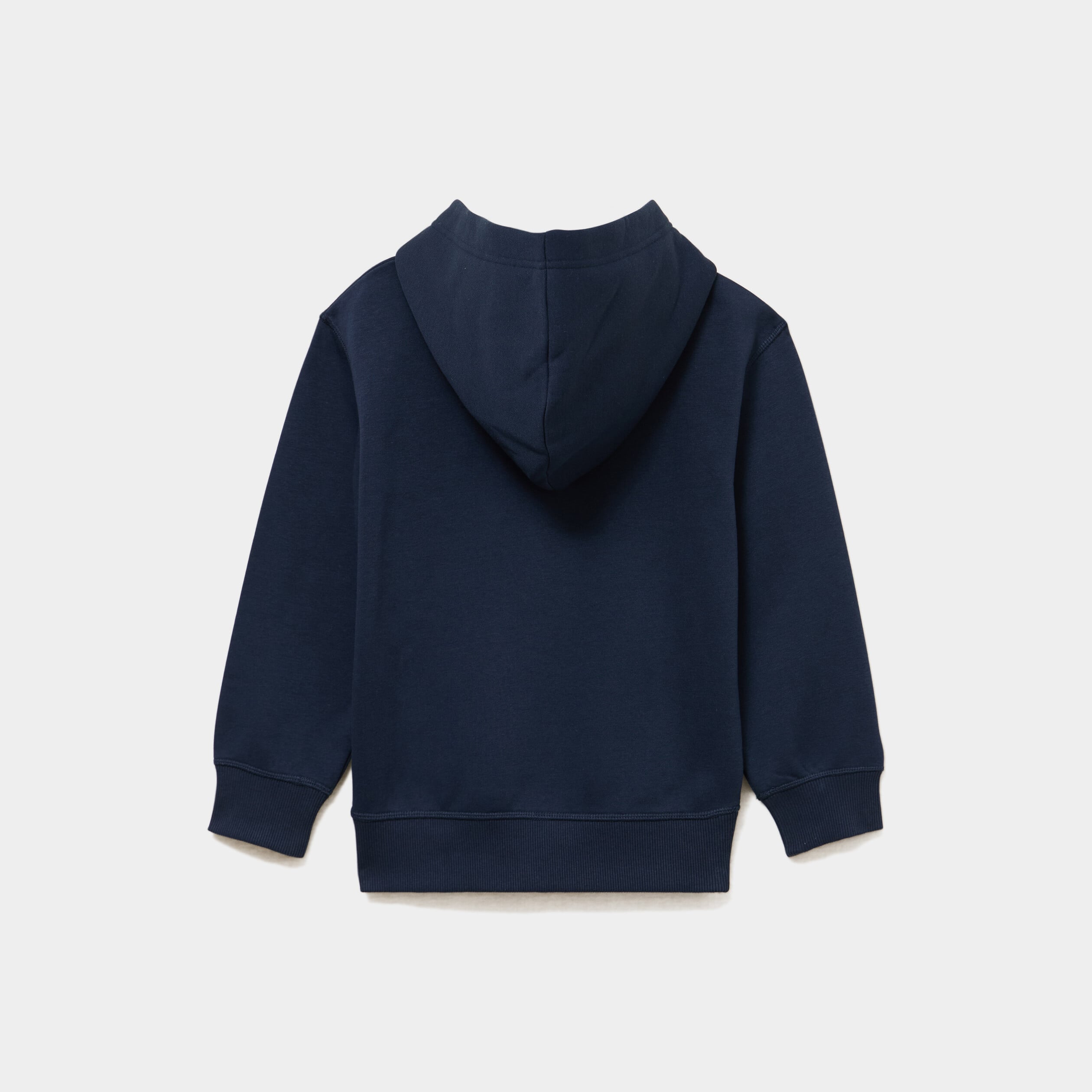 Sweat hoodie oversize 1 poche bleu marine gar&ccedil;on