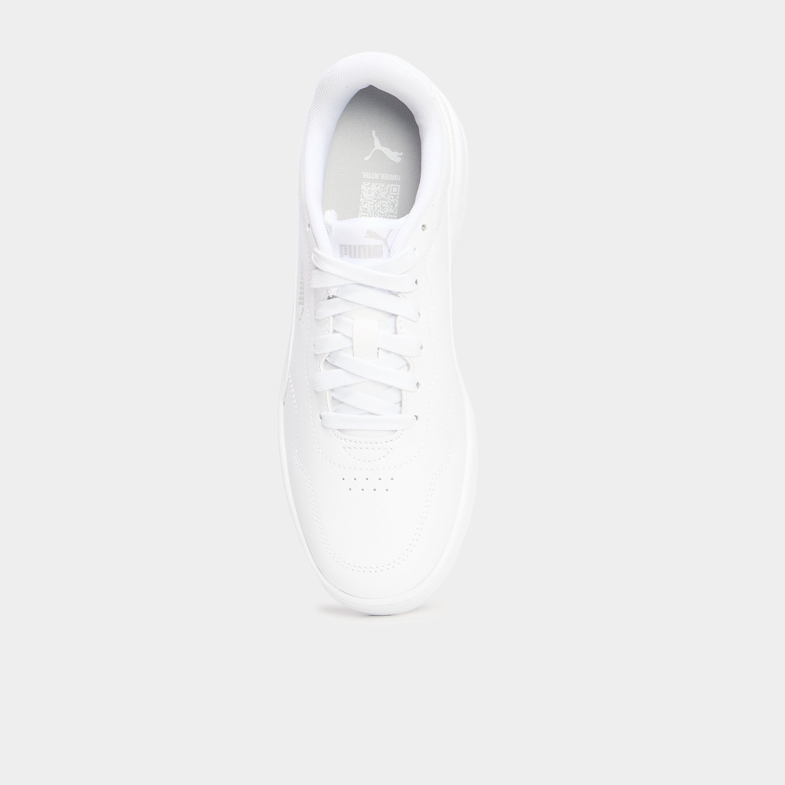Baskets &agrave; lacets Puma COURT LALLY blanc femme