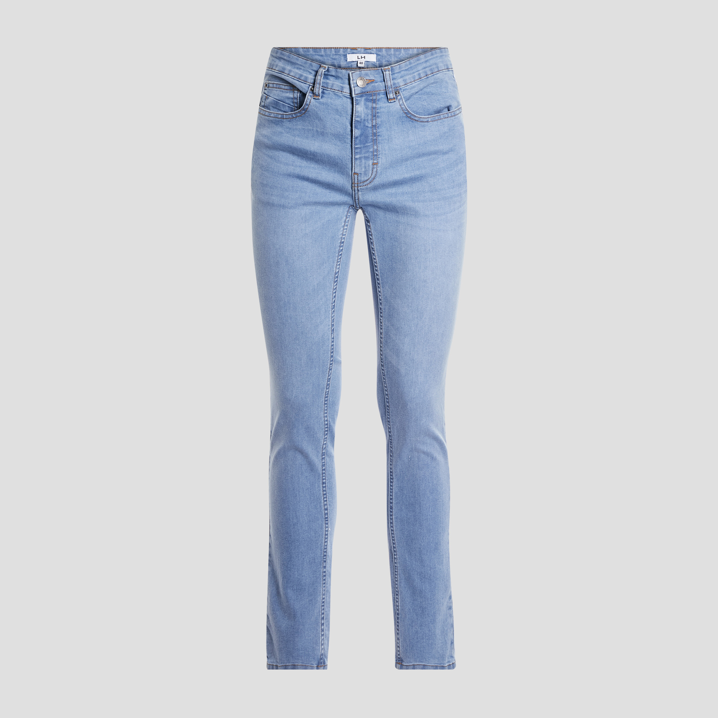 jeans coupe skinny 5 poches denim bleach homme Jeans coupe skinny 5 poches denim bleach homme