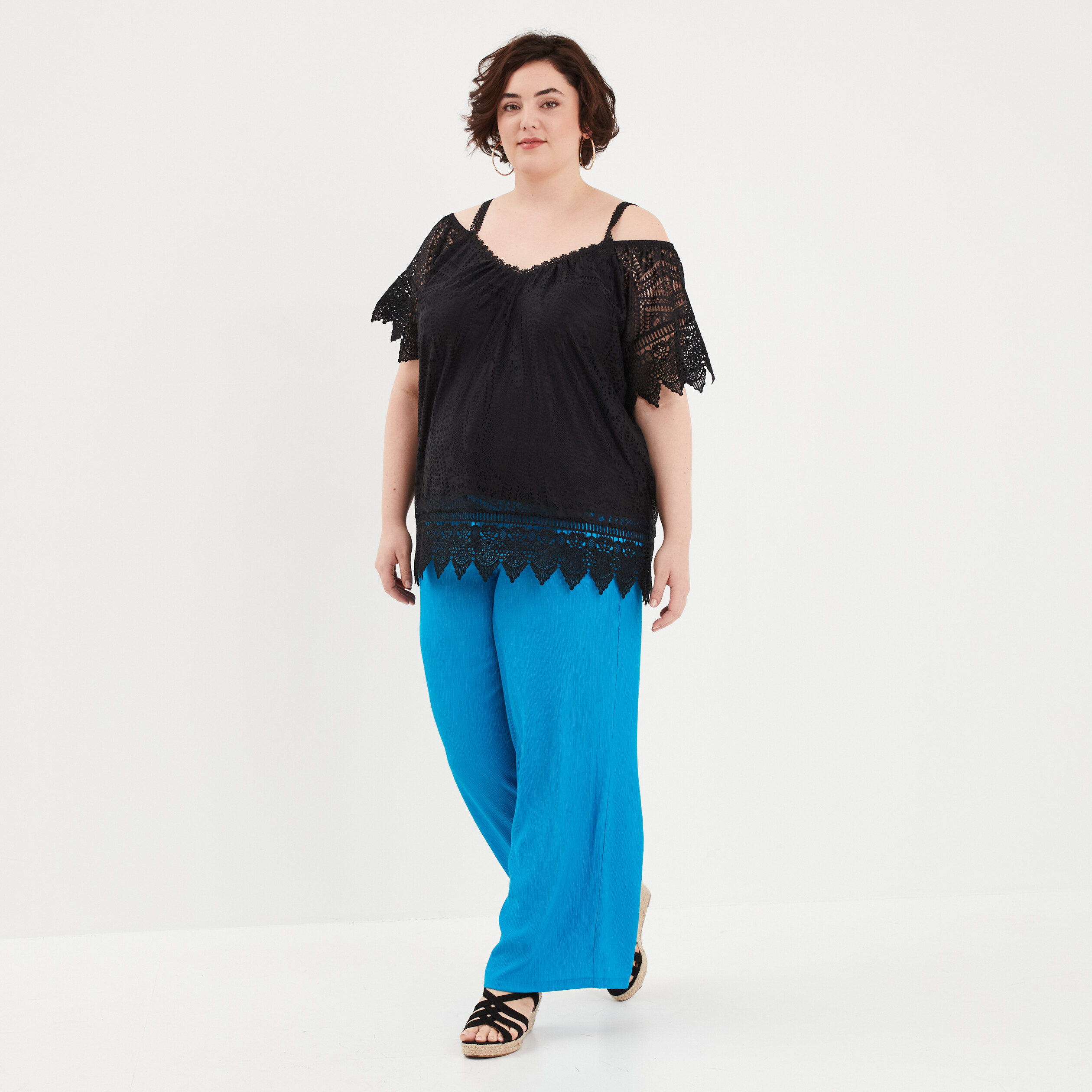 t shirt manches courtes noir femmegt T-shirt manches courtes noir femme grande taille
