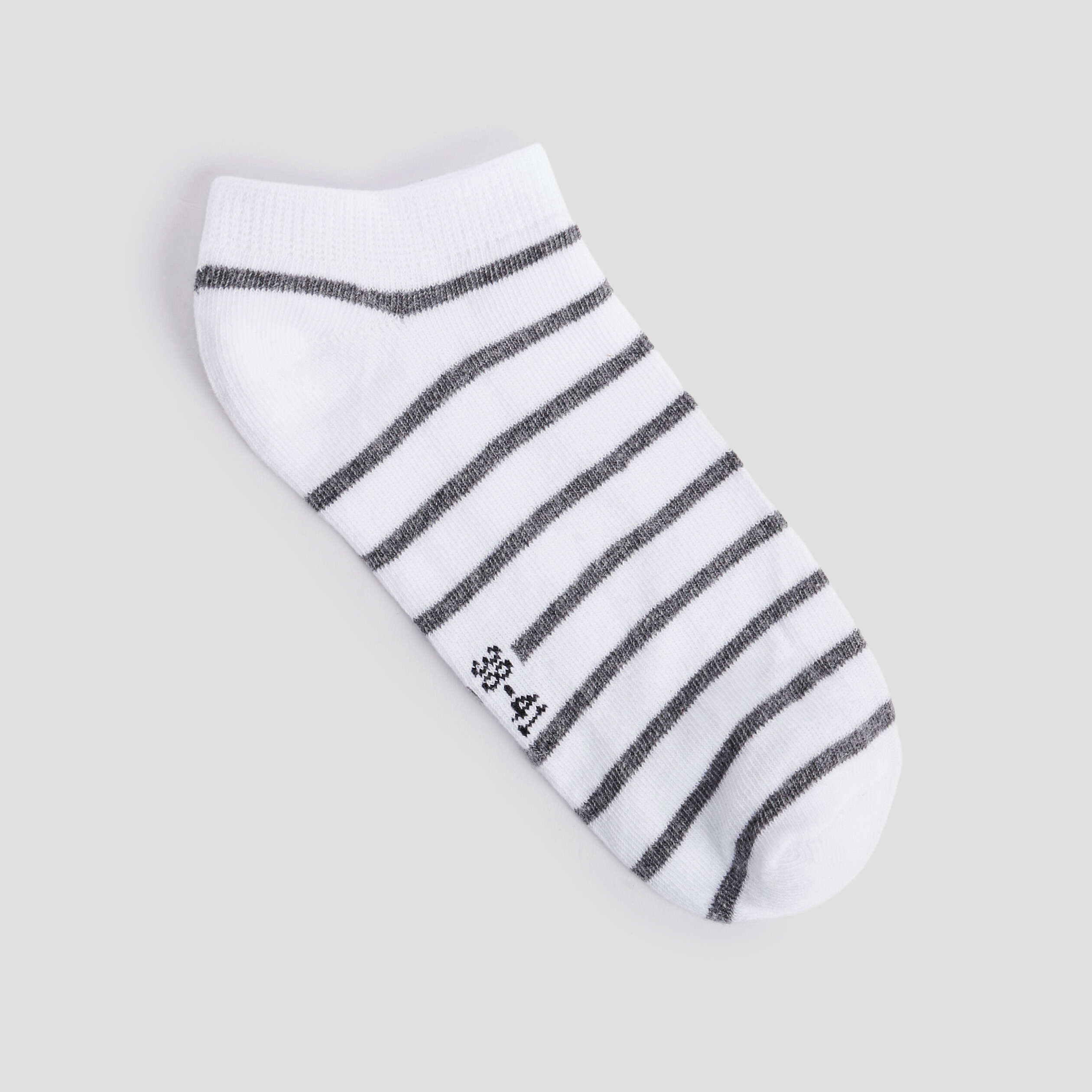 Lot 5 paires socquettes gris femme