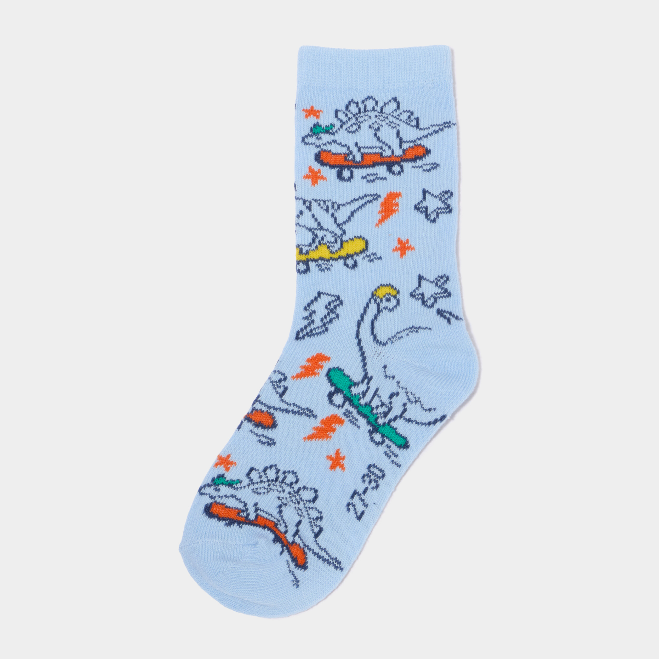 Lot 5 paires chaussettes mi-hautes multicolore gar&ccedil;on