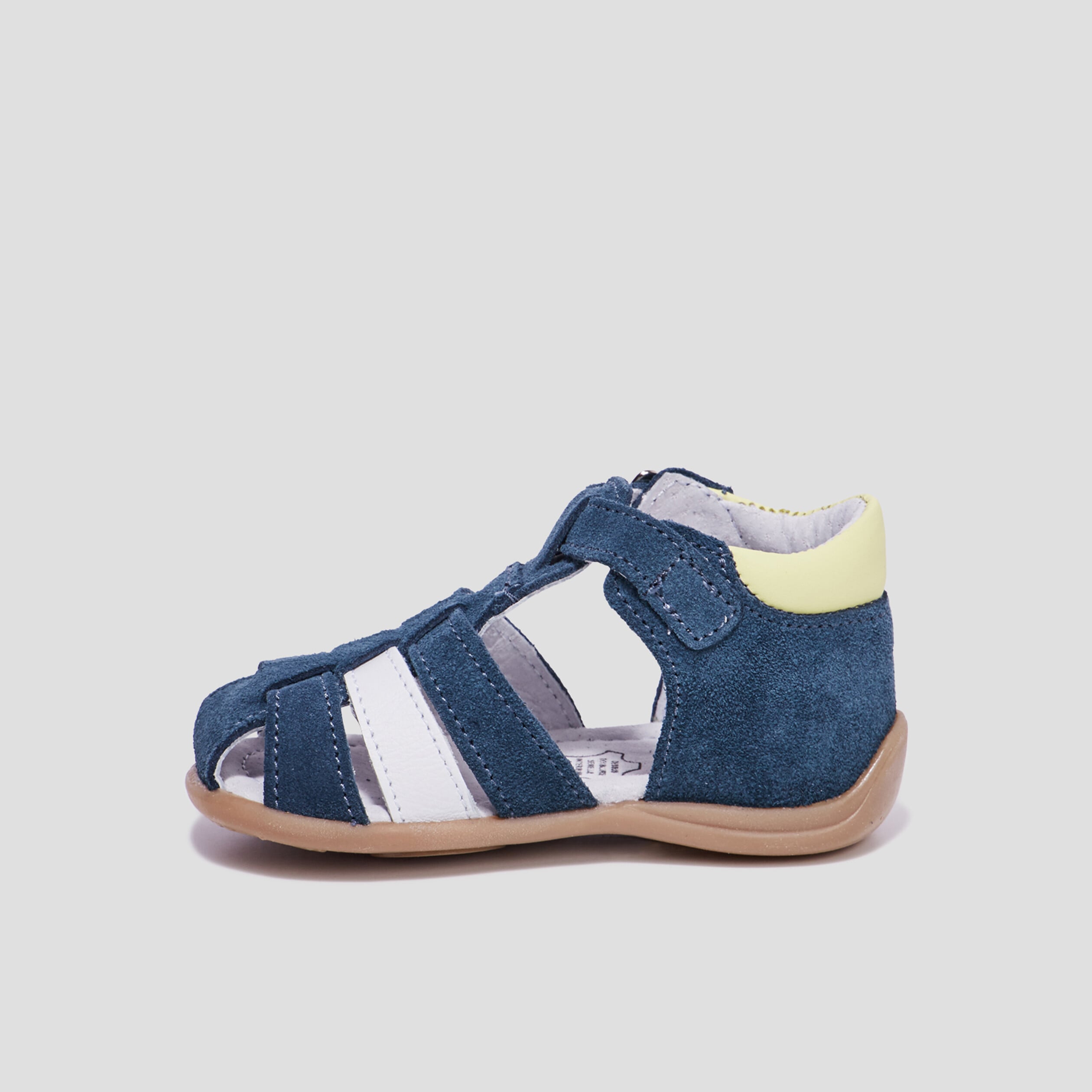 Sandales en cuir multicolore b&eacute;b&eacute; gar&ccedil;on
