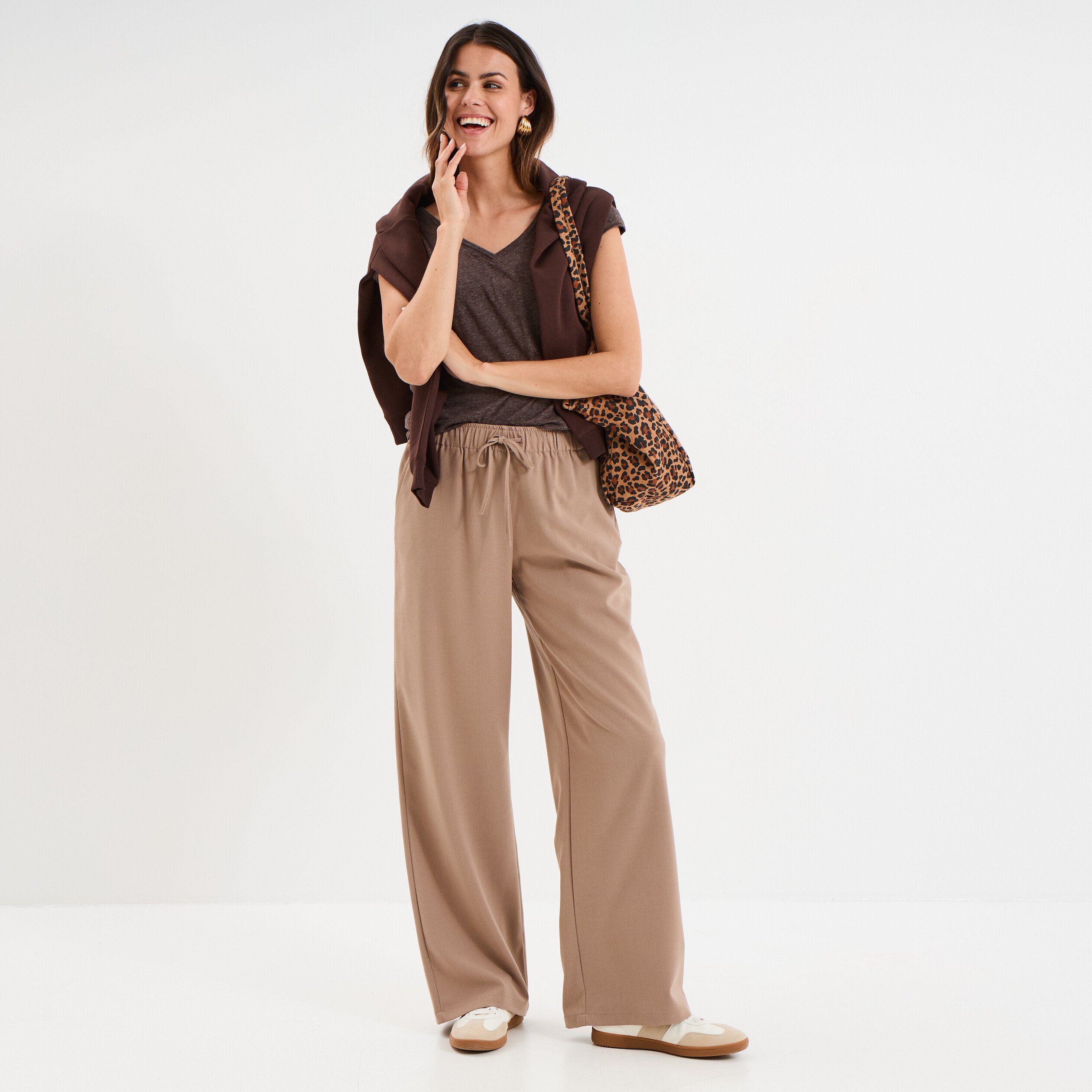 Look Pantalon Fluide Femme Pantalon ColorÃ© Femme Pantalon Fluide
