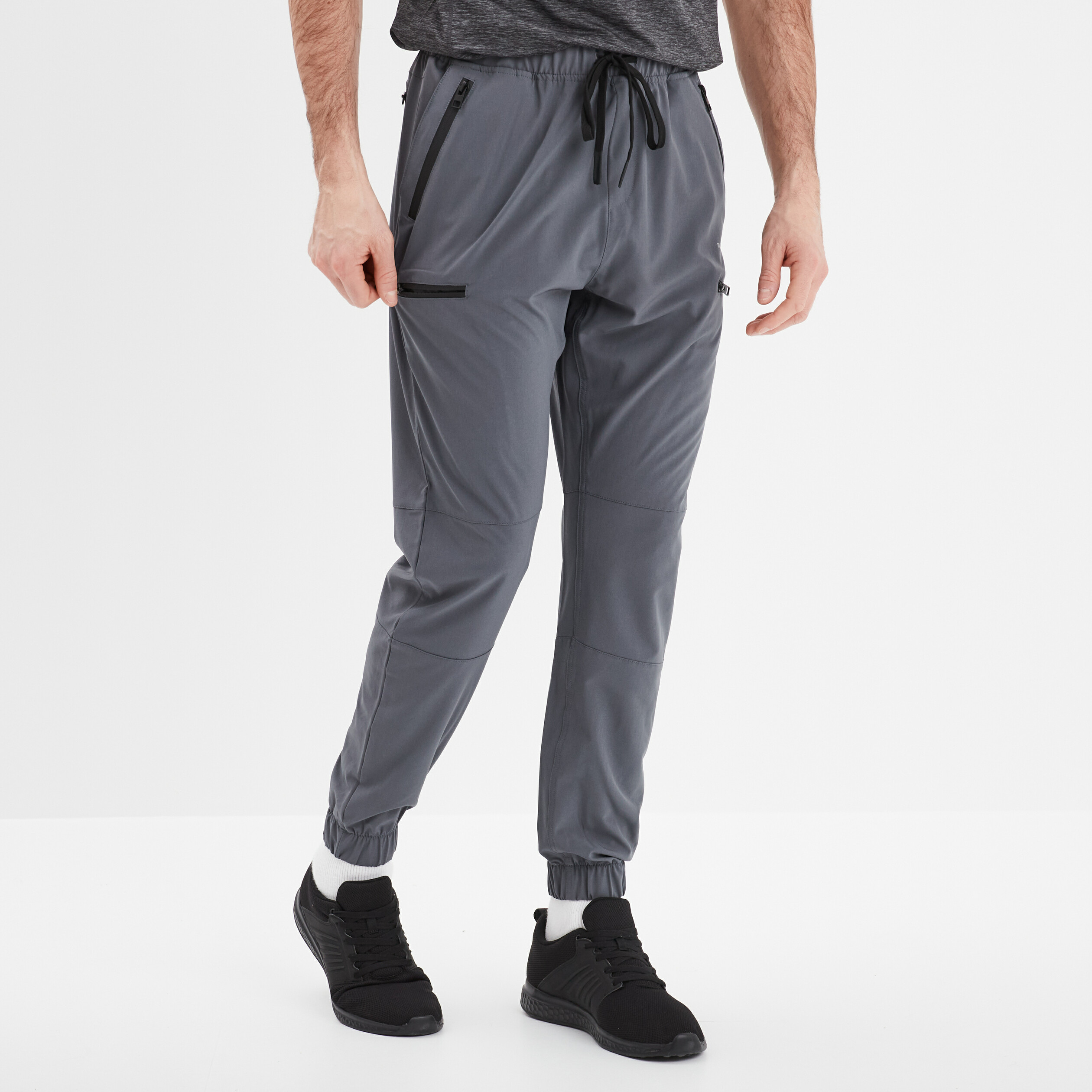 pantalon slim cargo deperlant trappeur gris fonce homme Pantalon slim cargo déperlant Trappeur gris foncé homme