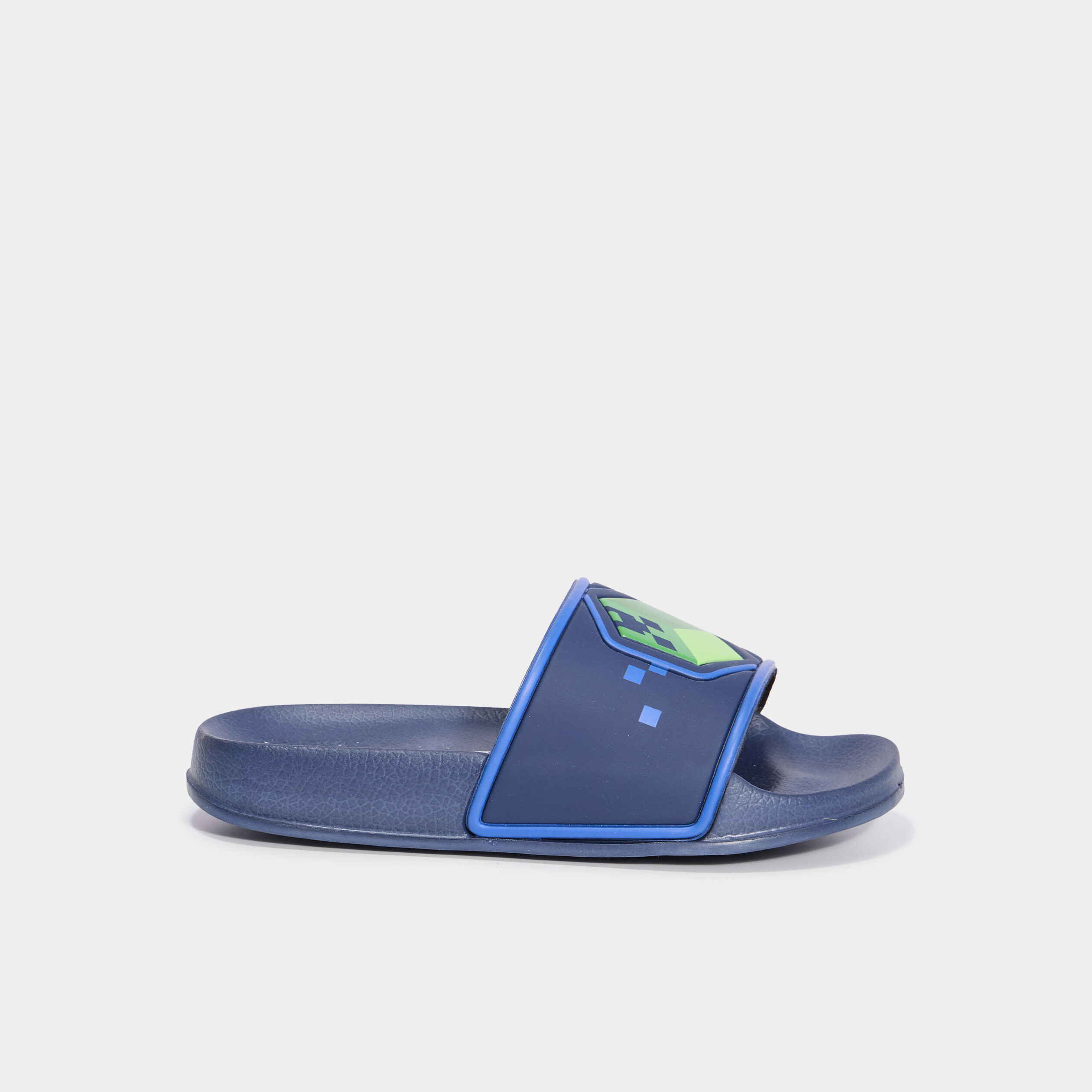 mules de plage minecraft multicolore garcon Mules de plage Minecraft multicolore garçon