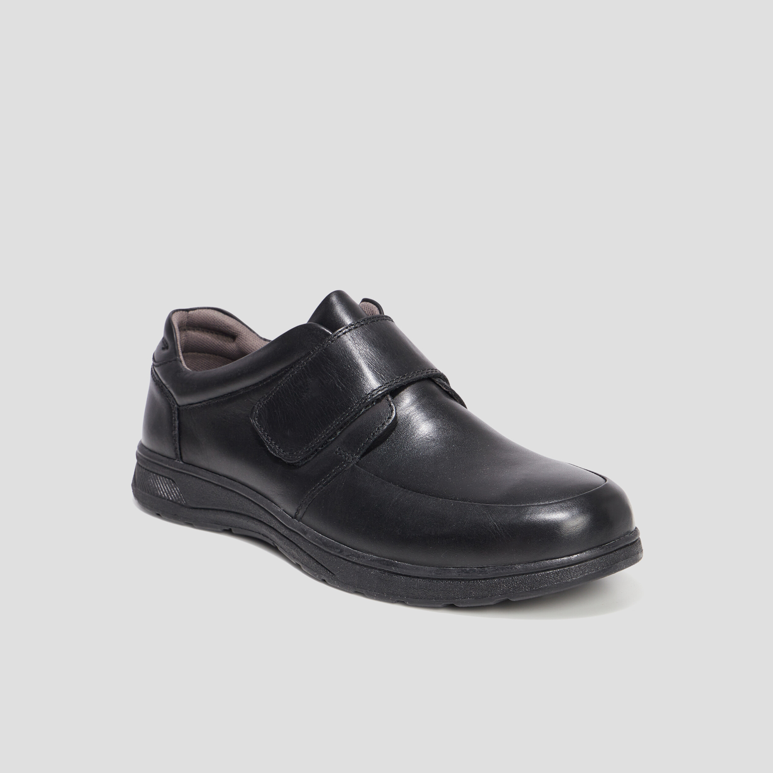 Derbies à scratch noir homme | La Halle