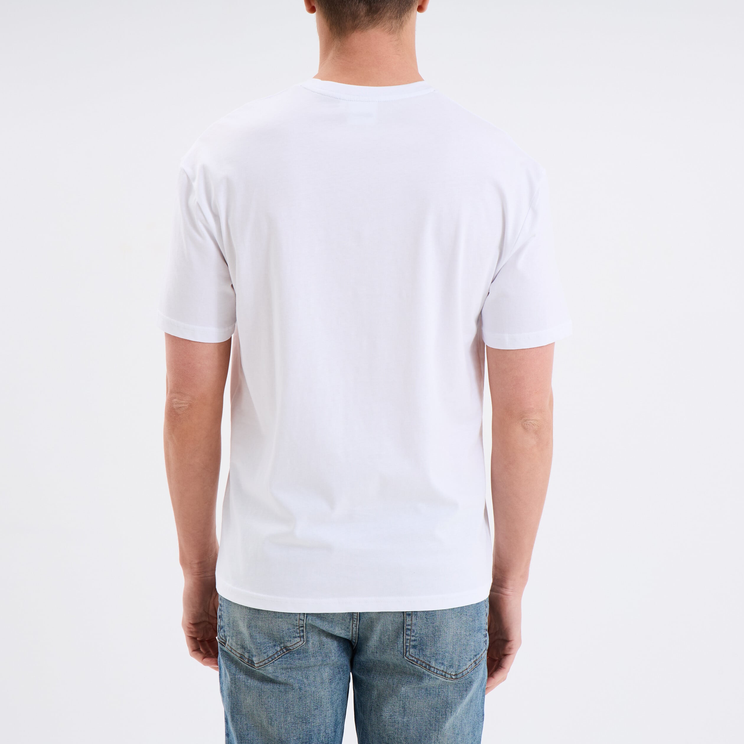 T-shirt coton Les Dents de la mer blanc homme