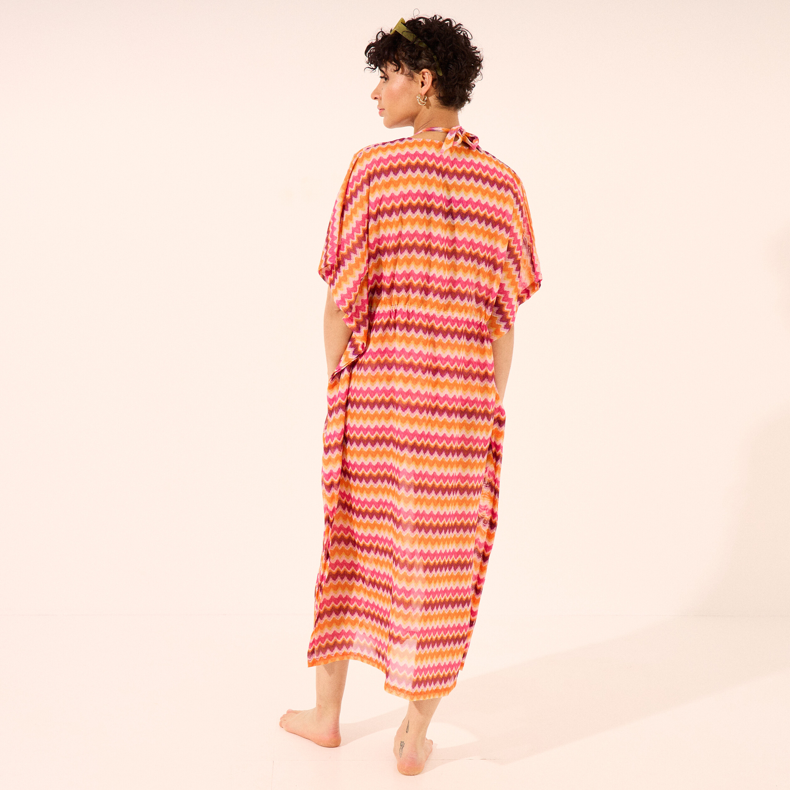robe de plage longue multicolore femme Robe de plage longue multicolore femme