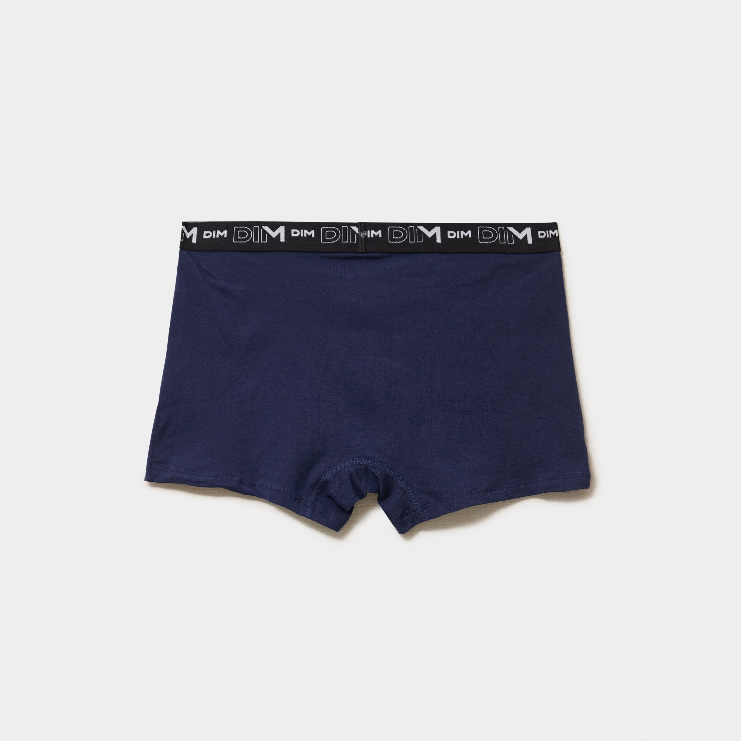 Lot 3 boxers coton stretch DIM bleu p&eacute;trole homme