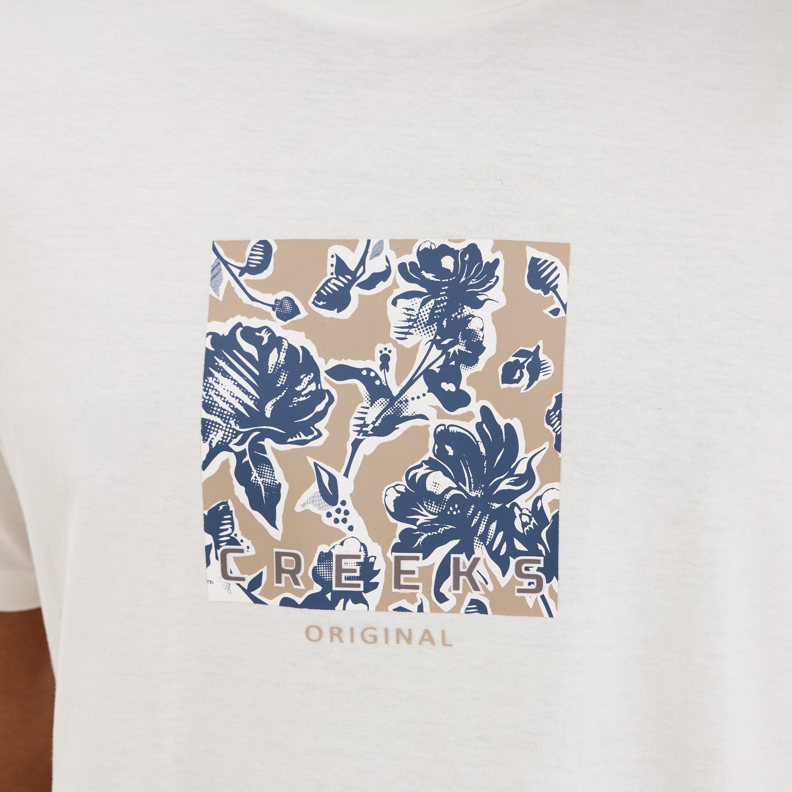 T-shirt manches courtes coton blanc homme