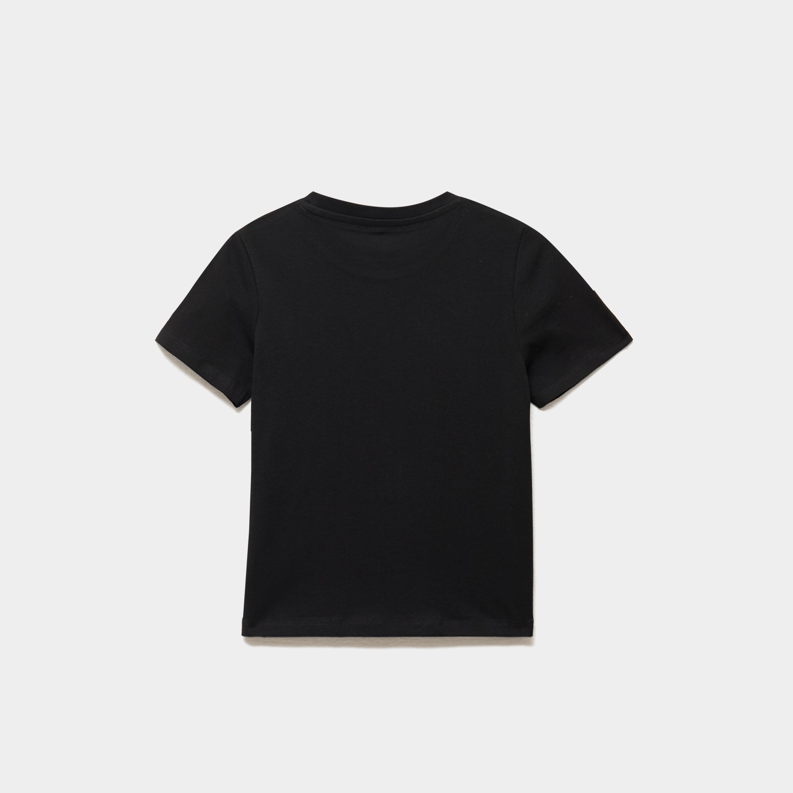 Lot 2 t-shirts manches courtes coton noir fille