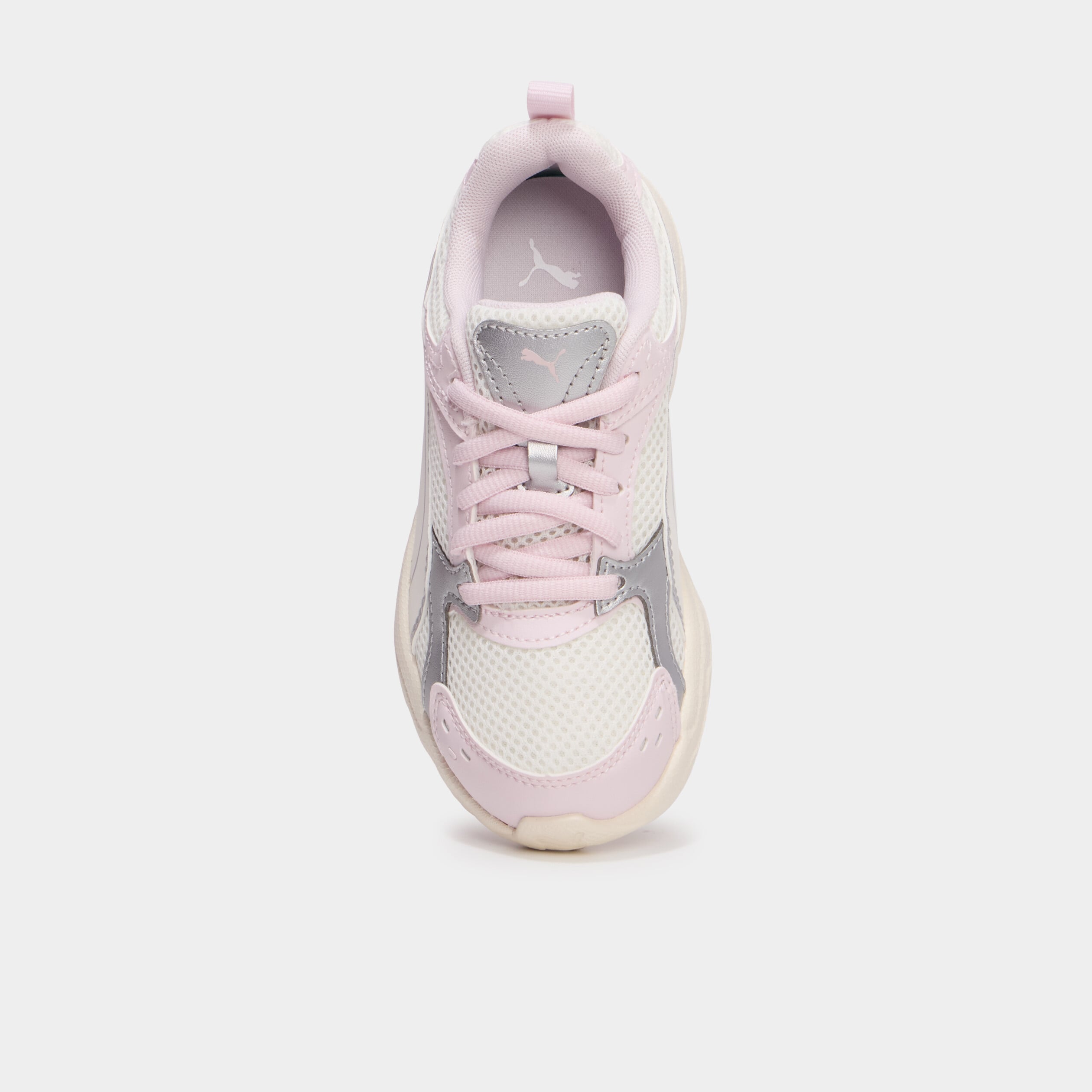 Baskets running &agrave; lacets Puma Milenio rose champagne fille