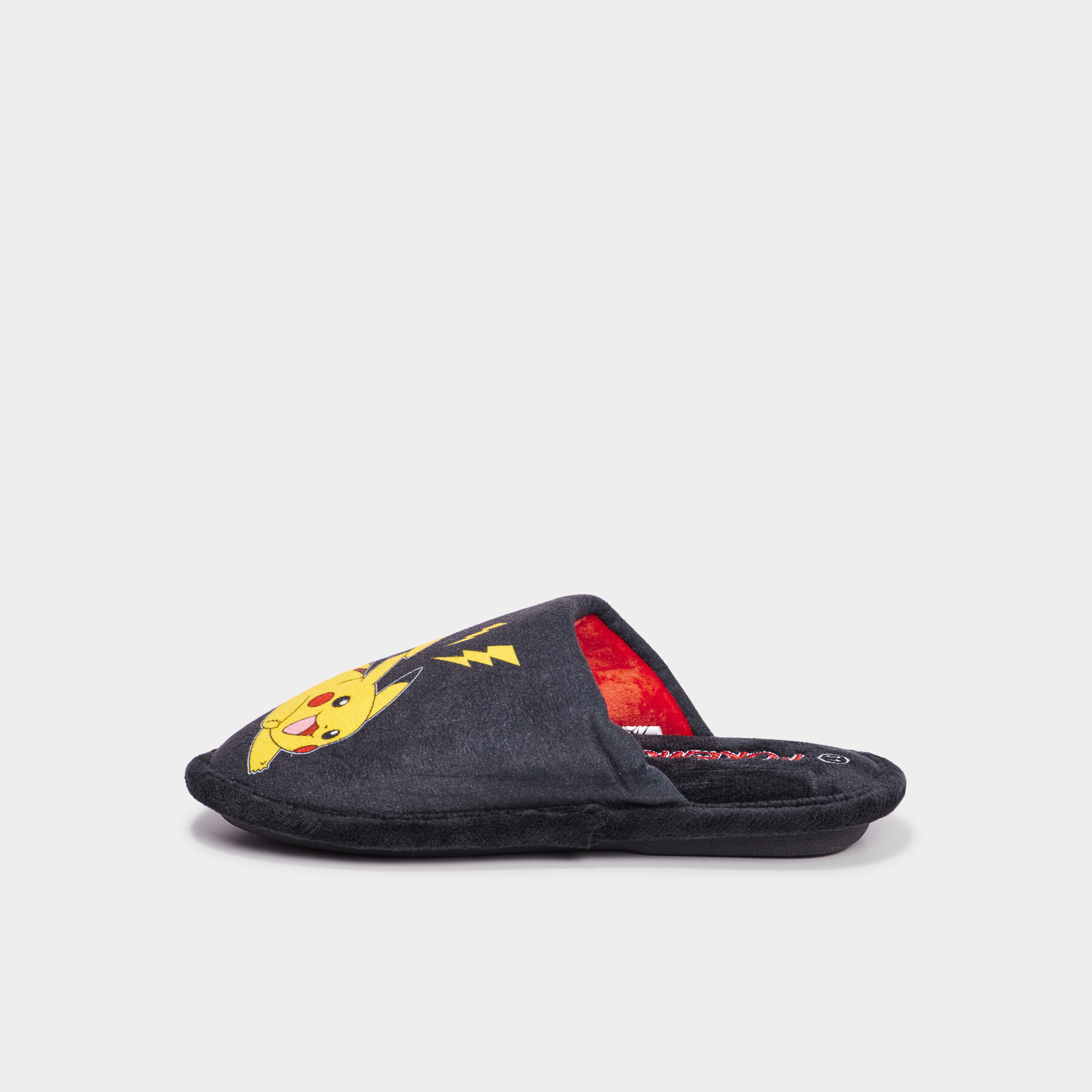 Chaussons mules Pokémon Pikachu noir garçon