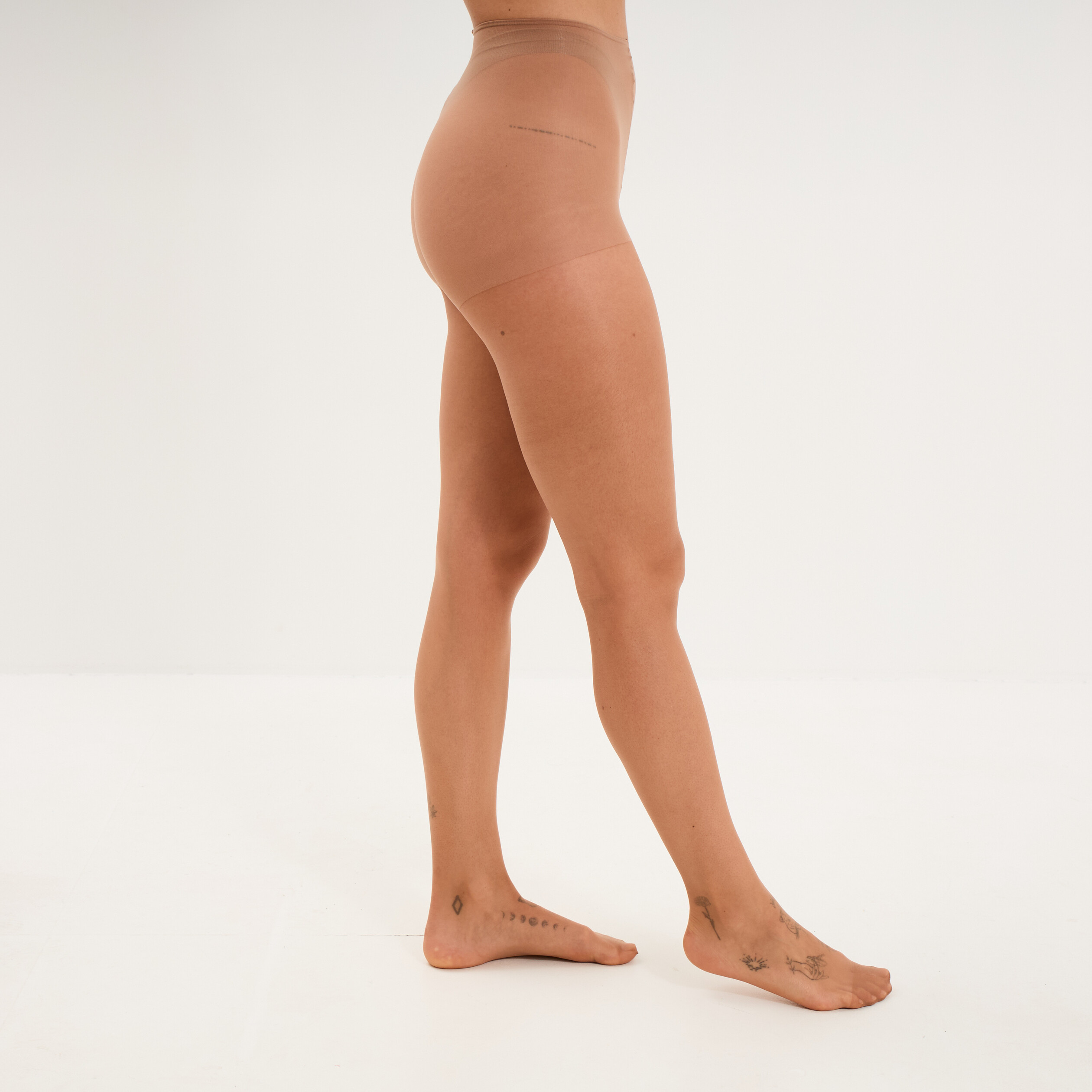 Collants invisibles 15 D Sublim nude DIM marron cognac femme
