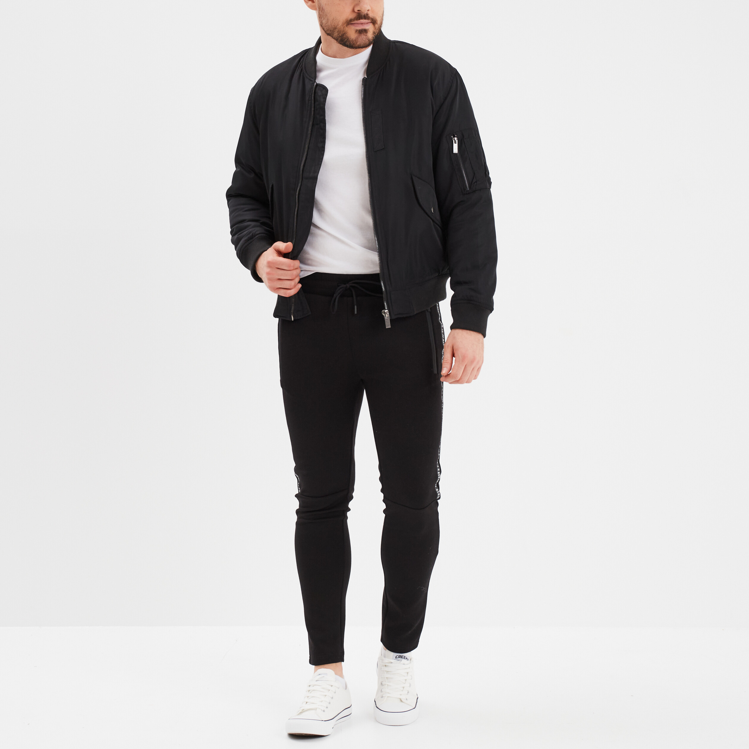 Pantalon de jogging stretch Liberto noir homme