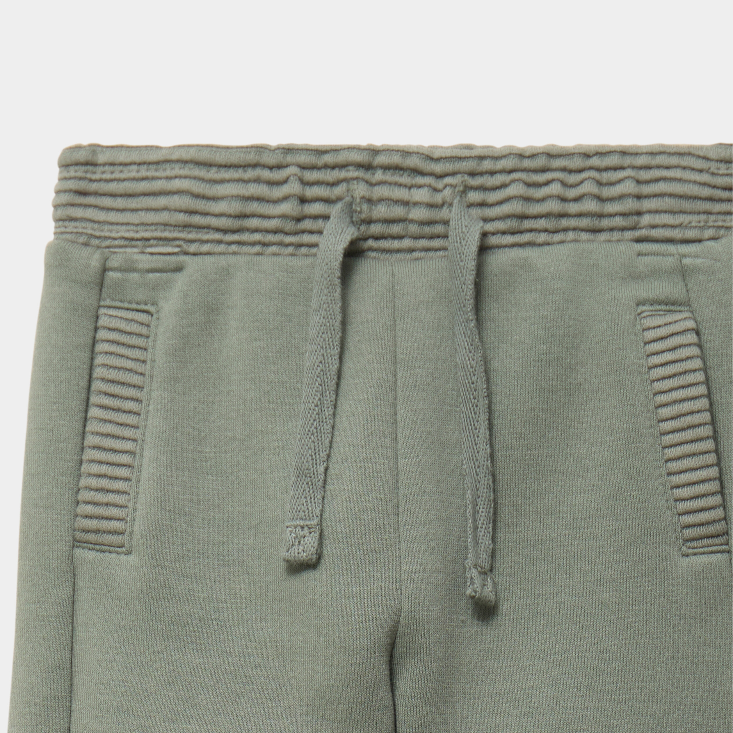 Pantalon de jogging molletonn&eacute; vert kaki b&eacute;b&eacute; gar&ccedil;on