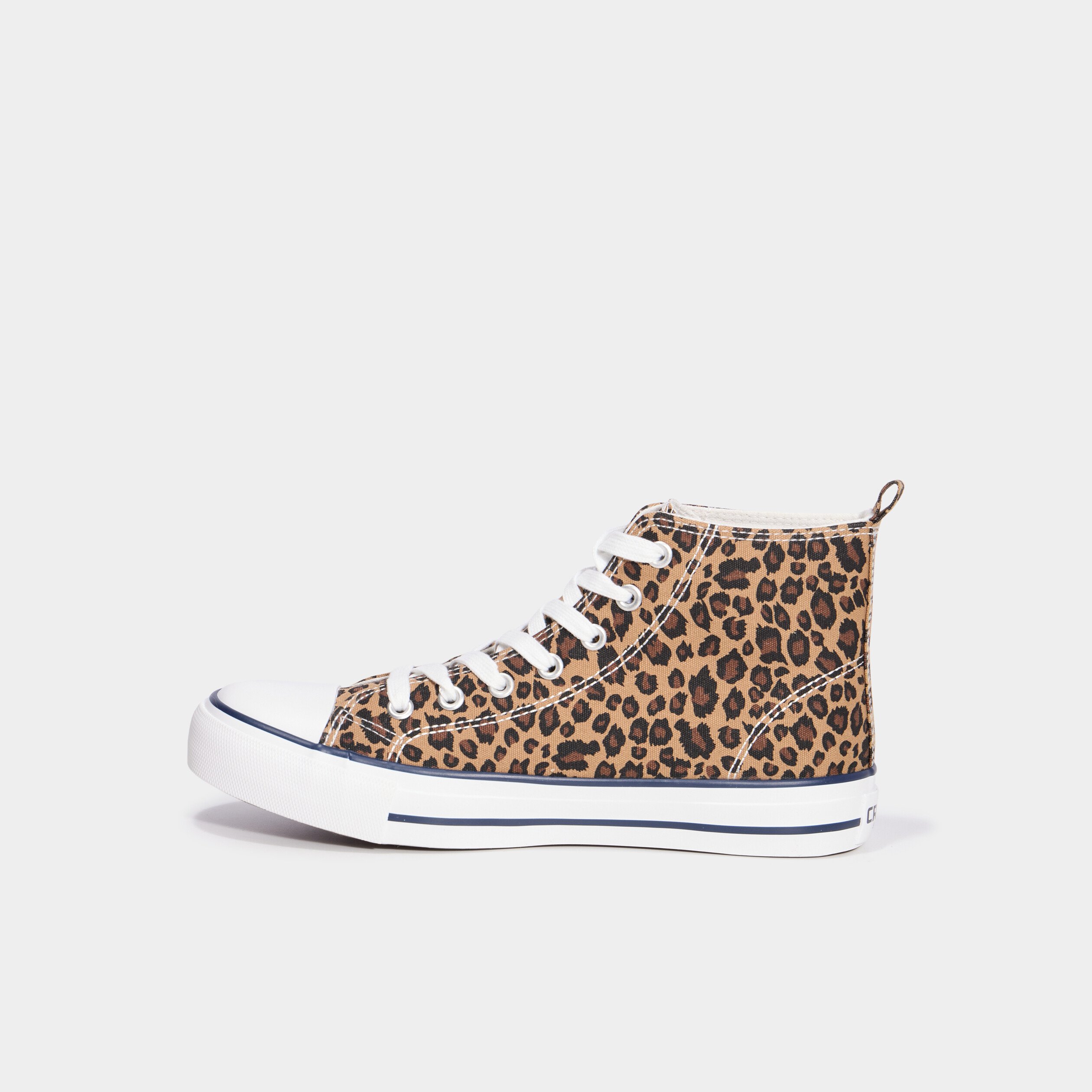 baskets montantes en toile creeks marron fonce femme Baskets montantes en toile Creeks marron foncé femme