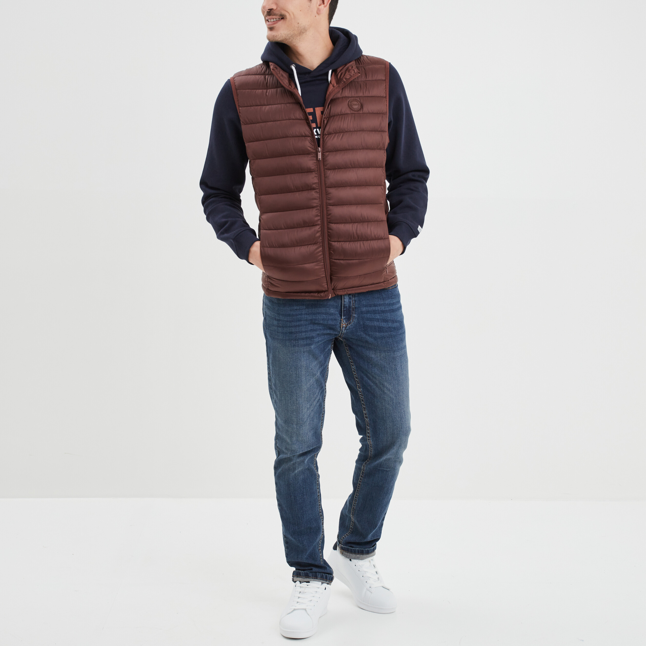 Sweat à capuche hoodie Creeks bleu foncé homme
