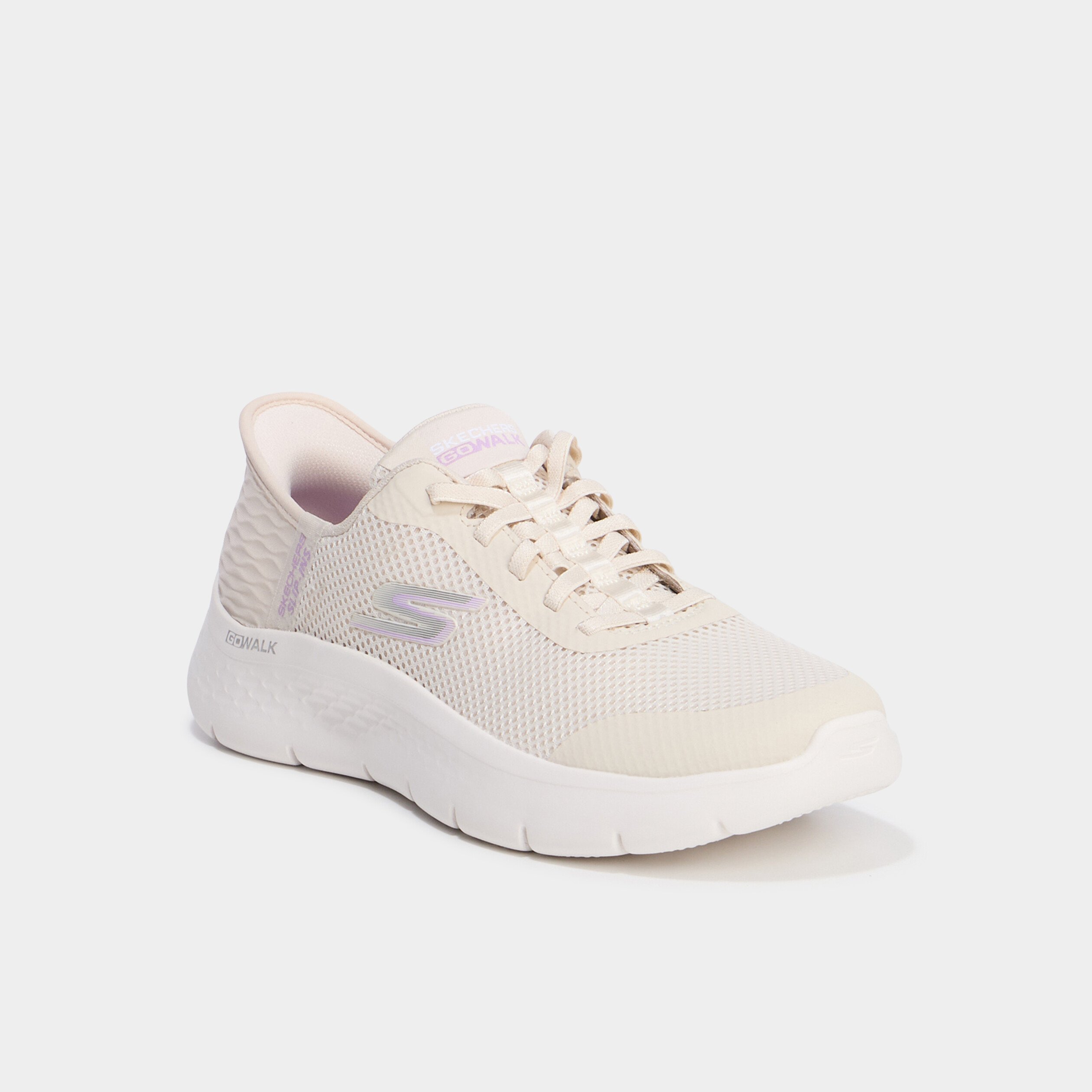 baskets running lacets elastiques sable femme Baskets running lacets élastiqués sable femme