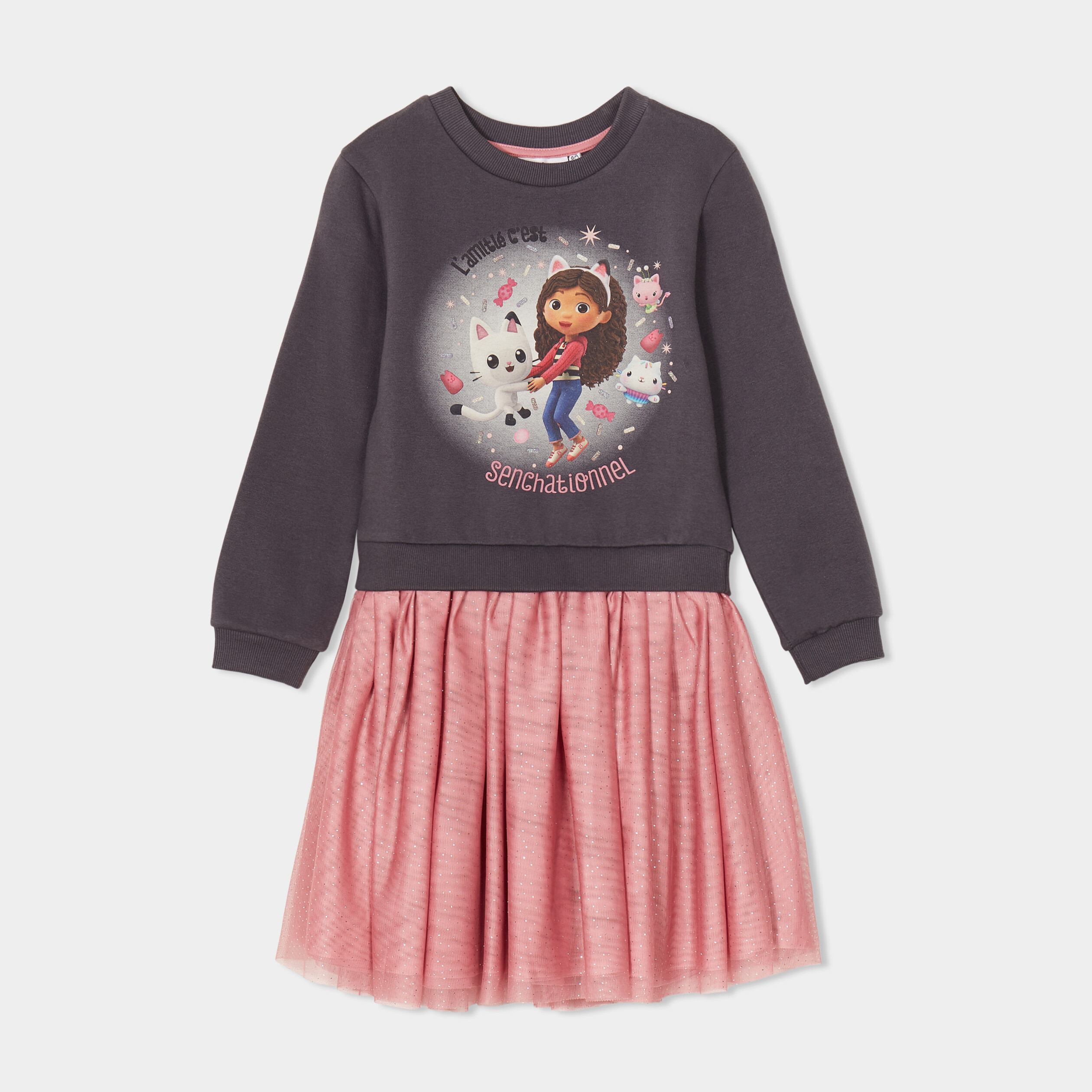robe tulle gabby et la maison magique multicolore fille Robe tulle Gabby et la maison magique multicolore fille