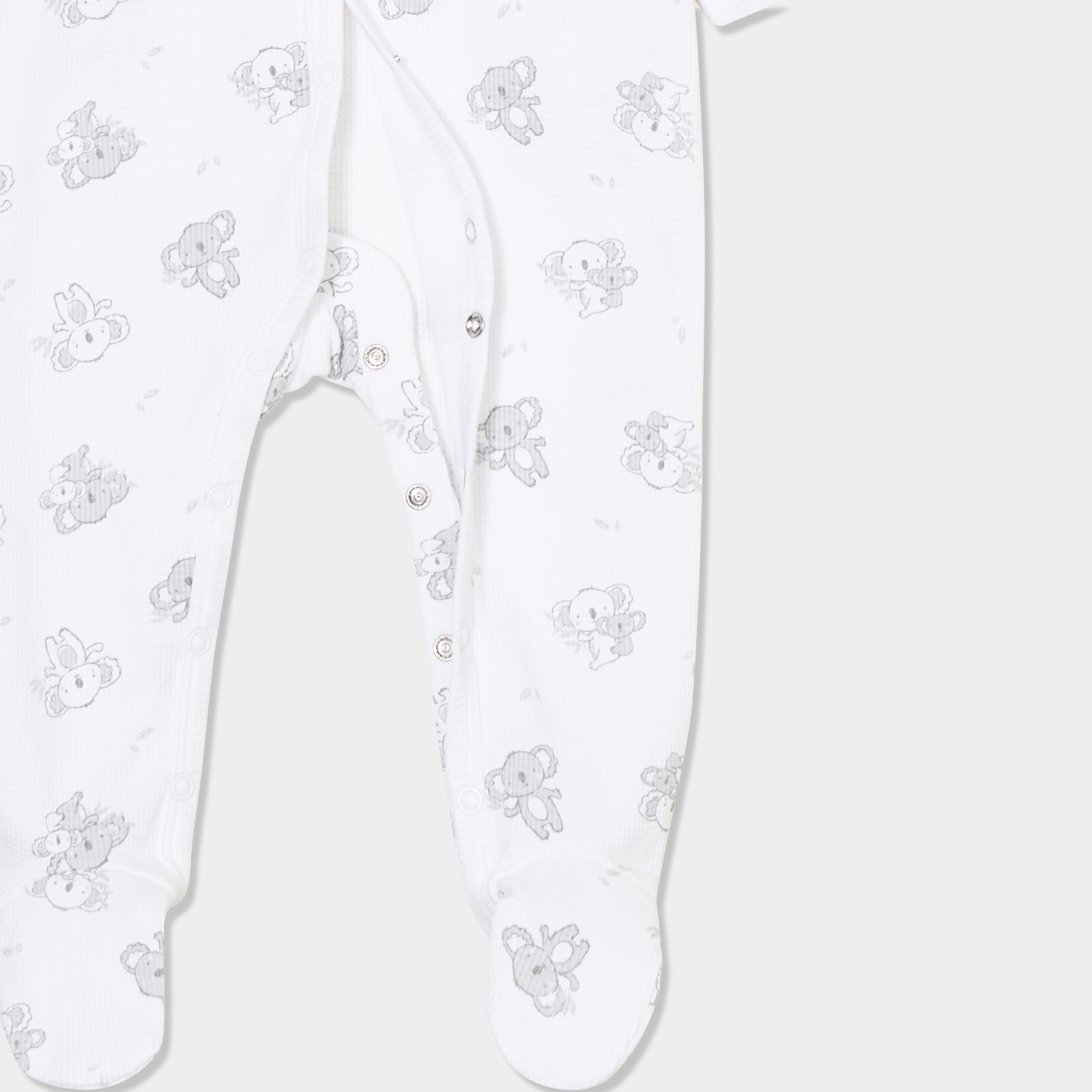 dors bien manches longues boutonne coton blanc bebe Dors-bien manches longues boutonné coton blanc bébé