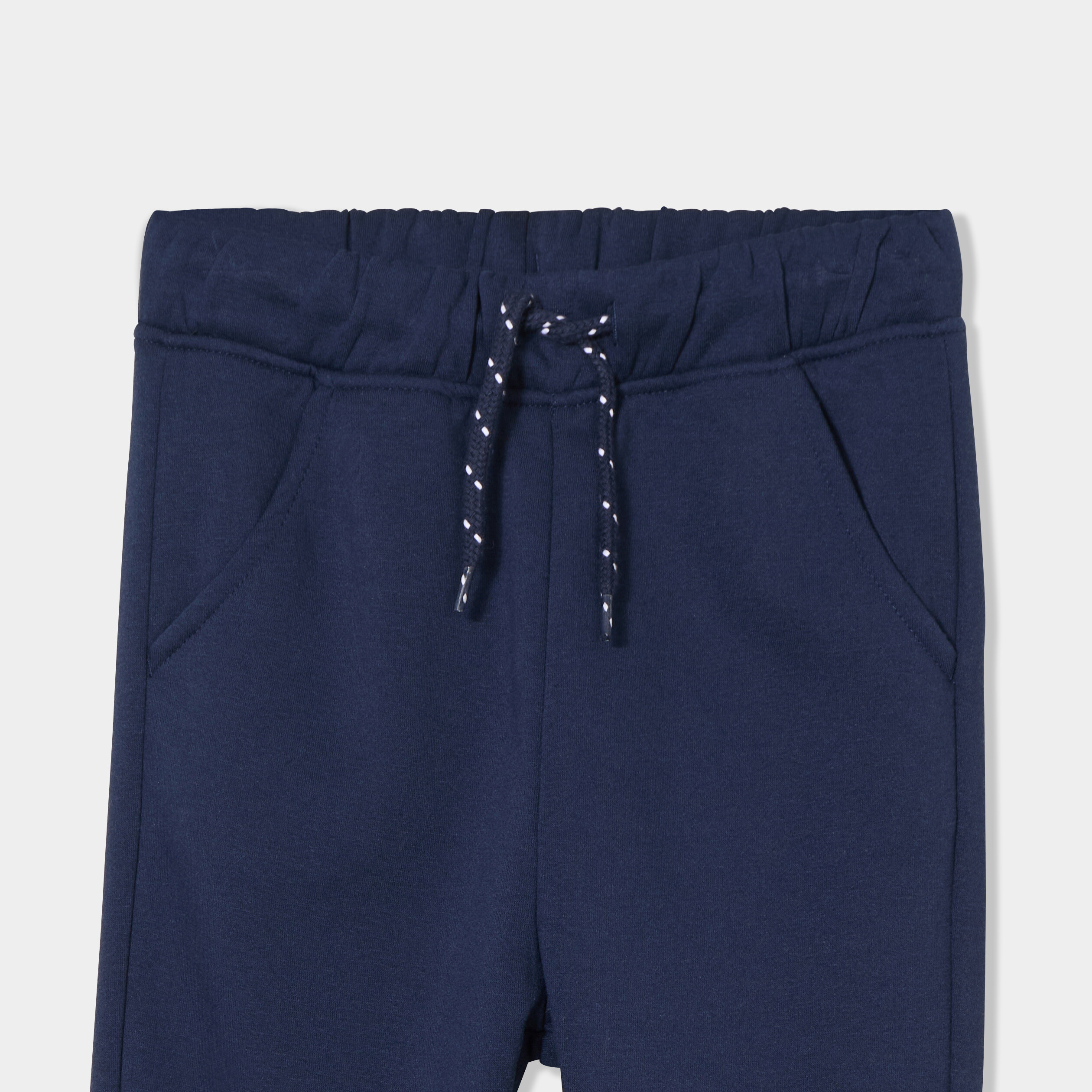 Pantalon Jogging Garçon Vertbaudet Molleton Marine Chiné 10A