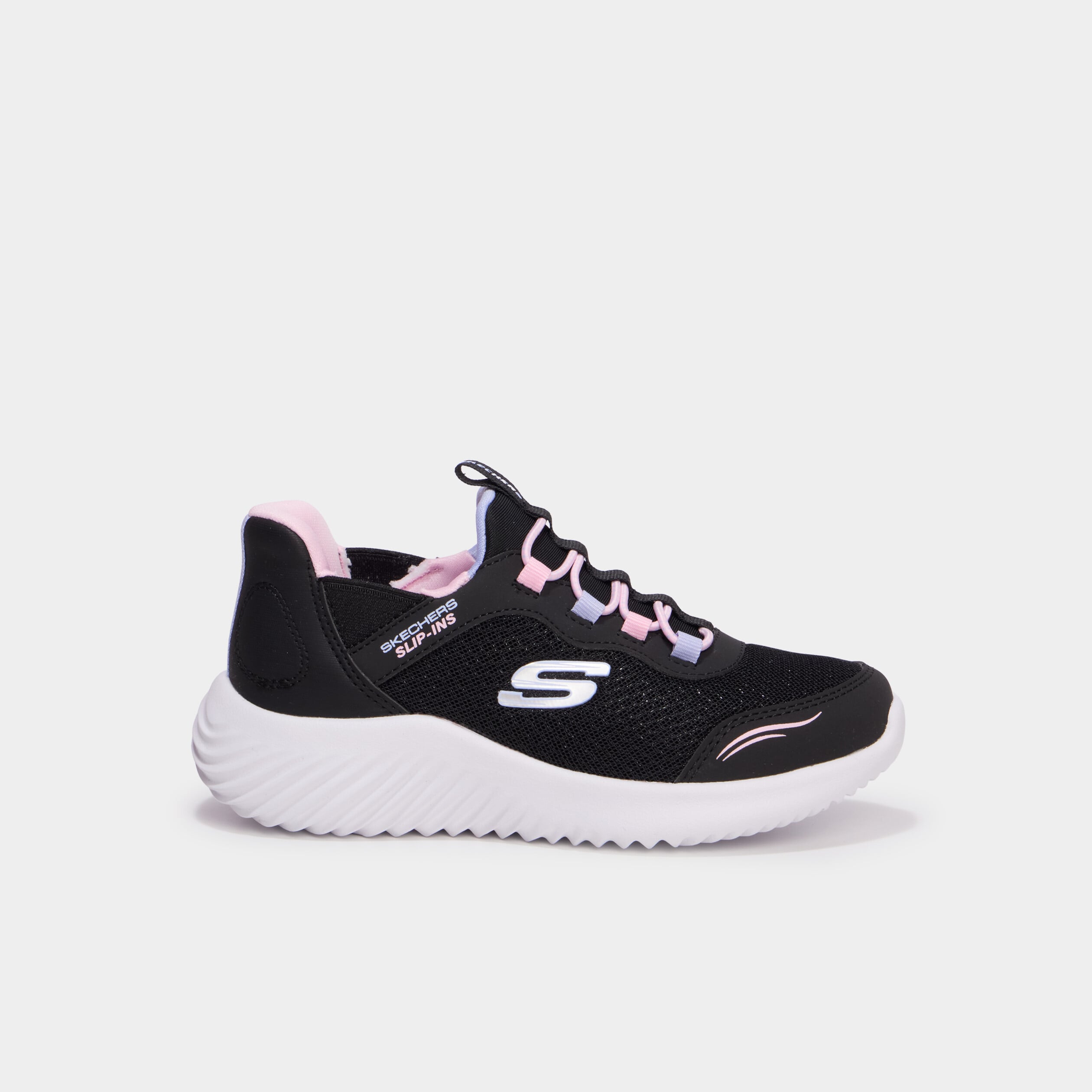 Baskets running Slip-ins &agrave; bout rond noir fille