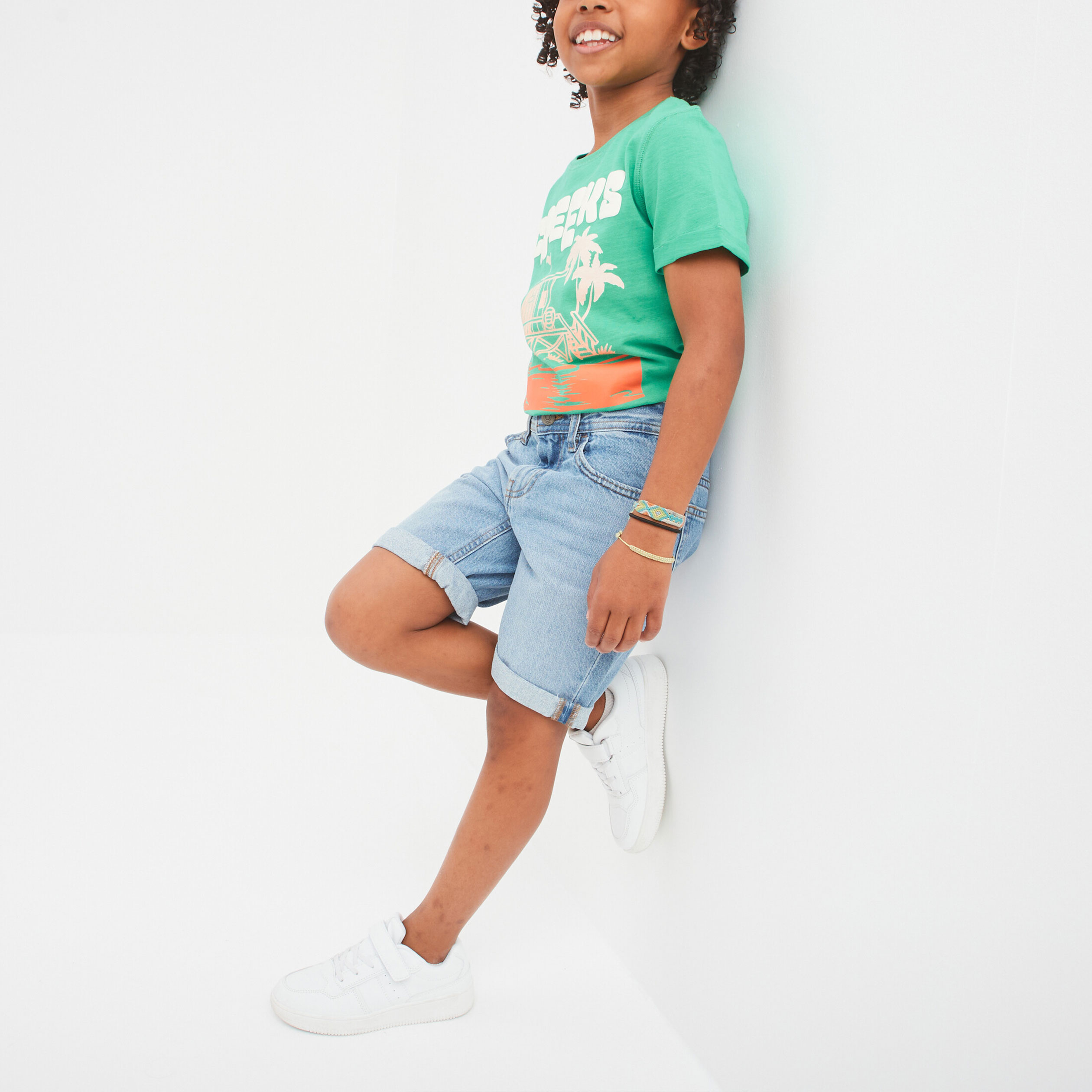 Cargo Jean Baggy Ado Garçon Avec Ceinture élastique Large