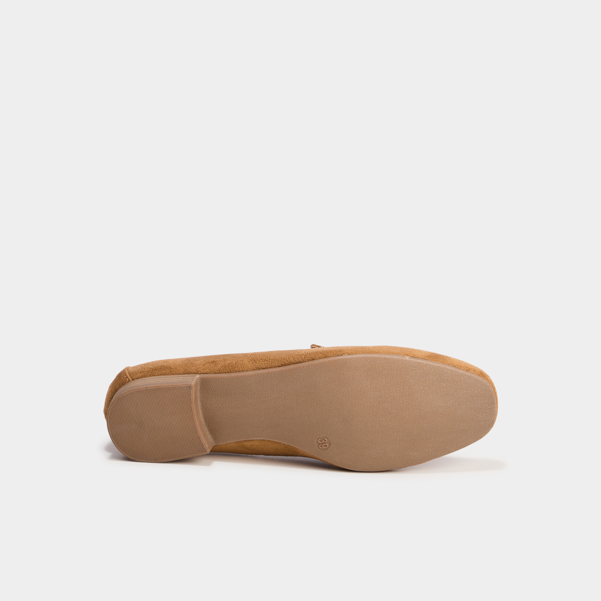 mocassins effet suedine marron femme Mocassins effet suédine marron femme