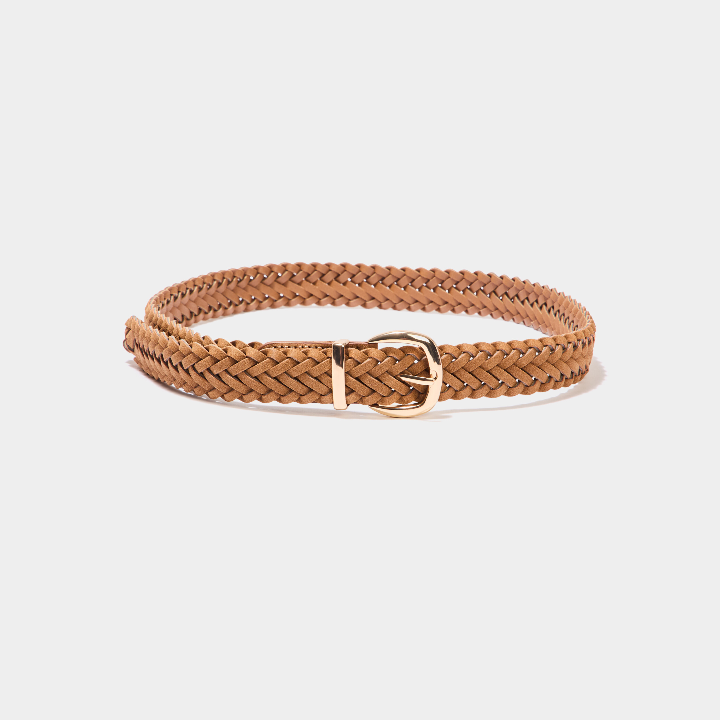 ceinture tressee marron clair femme Ceinture tressée marron clair femme