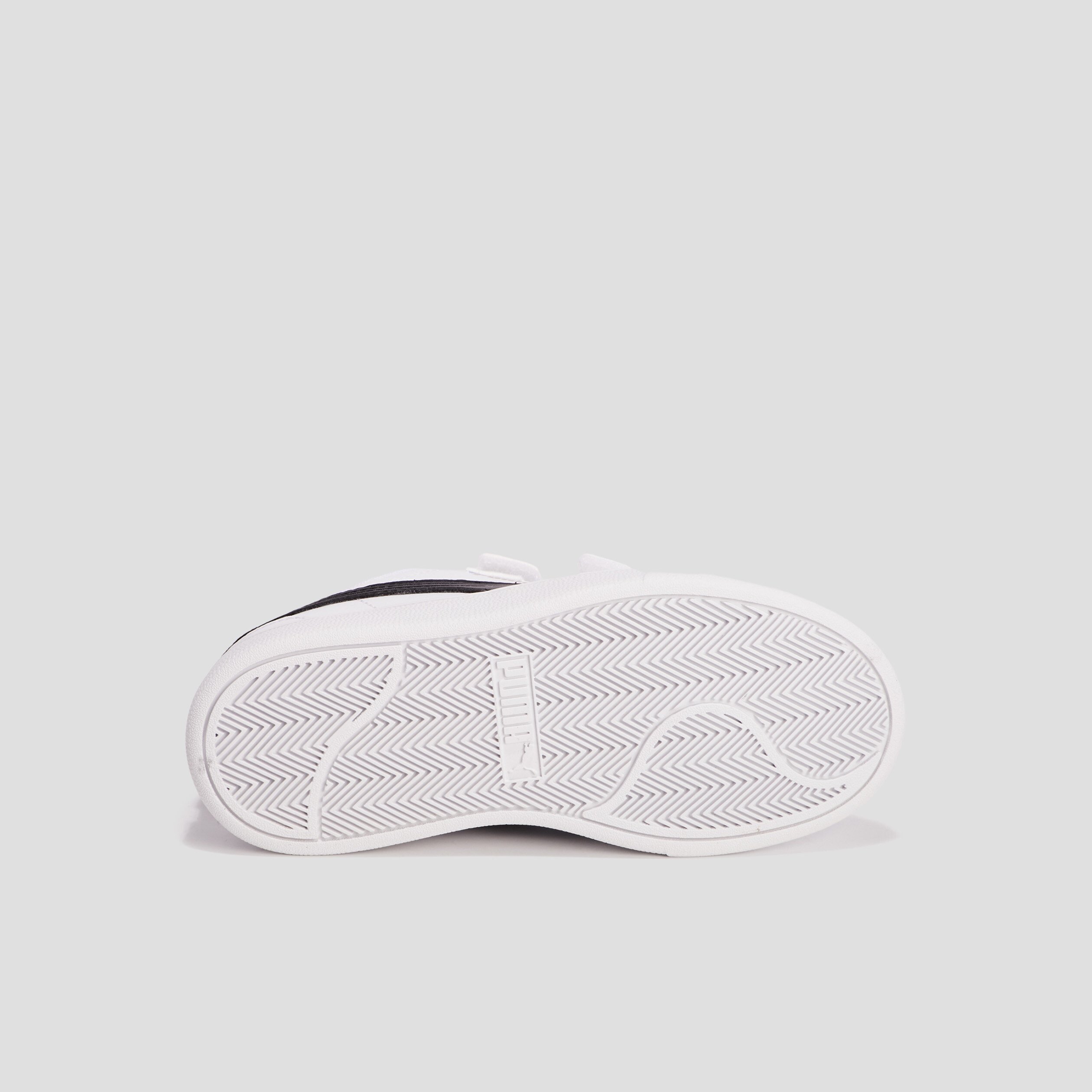Tennis à scratchs Puma Shuffle blanc garçon