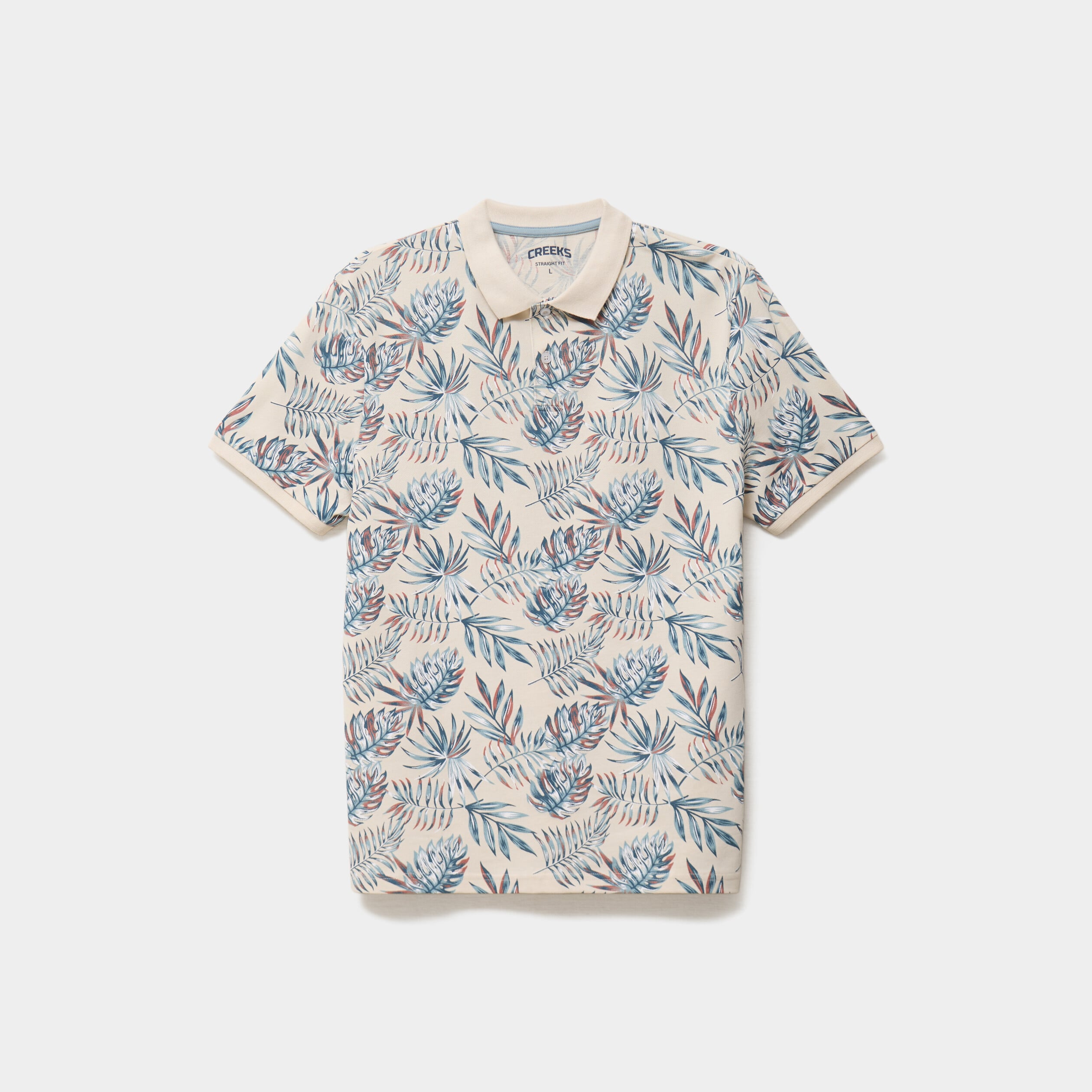 Polo jersey coton manches courtes multicolore homme