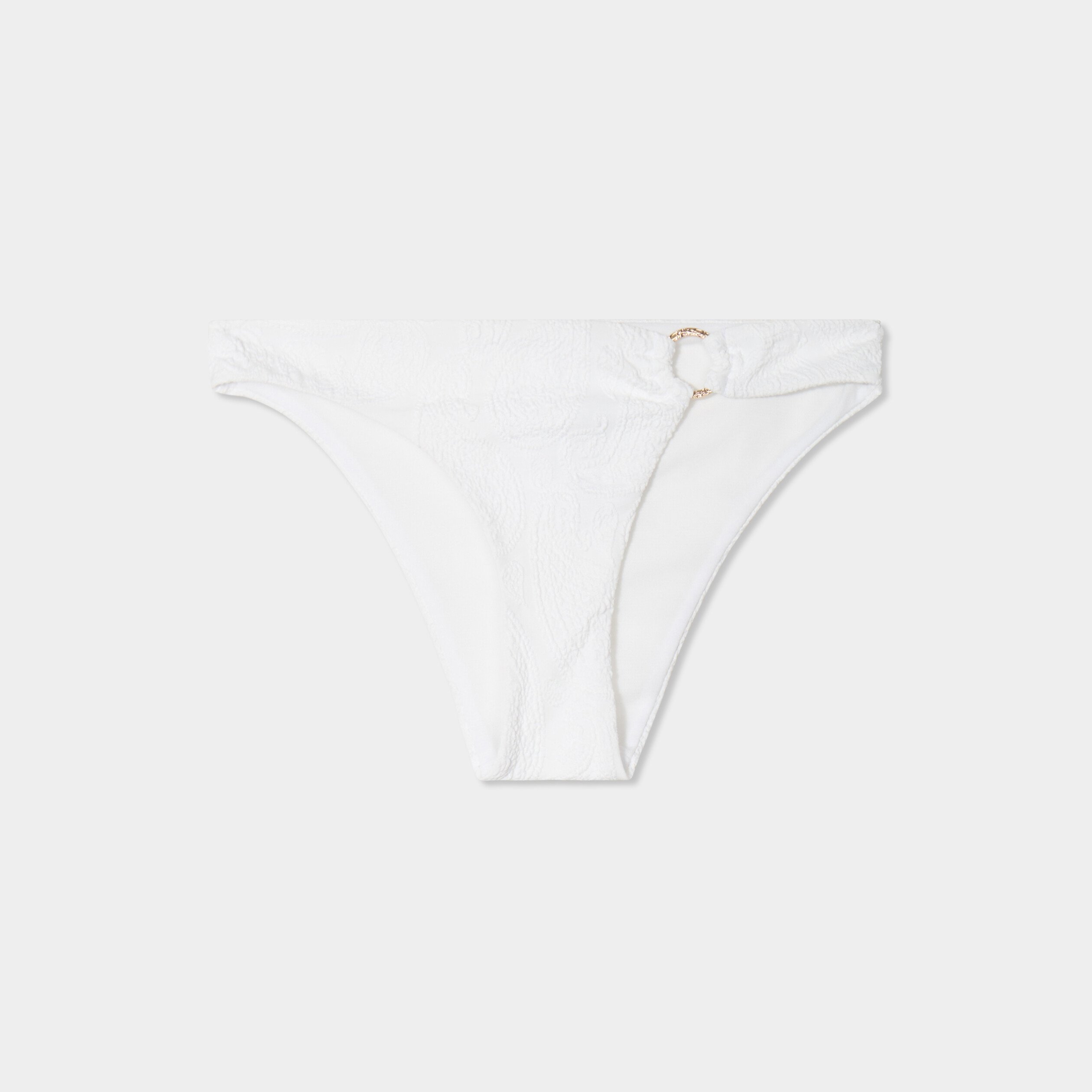 bas de maillot de bain detail anneau ivoire femme Bas de maillot de bain détail anneau ivoire femme