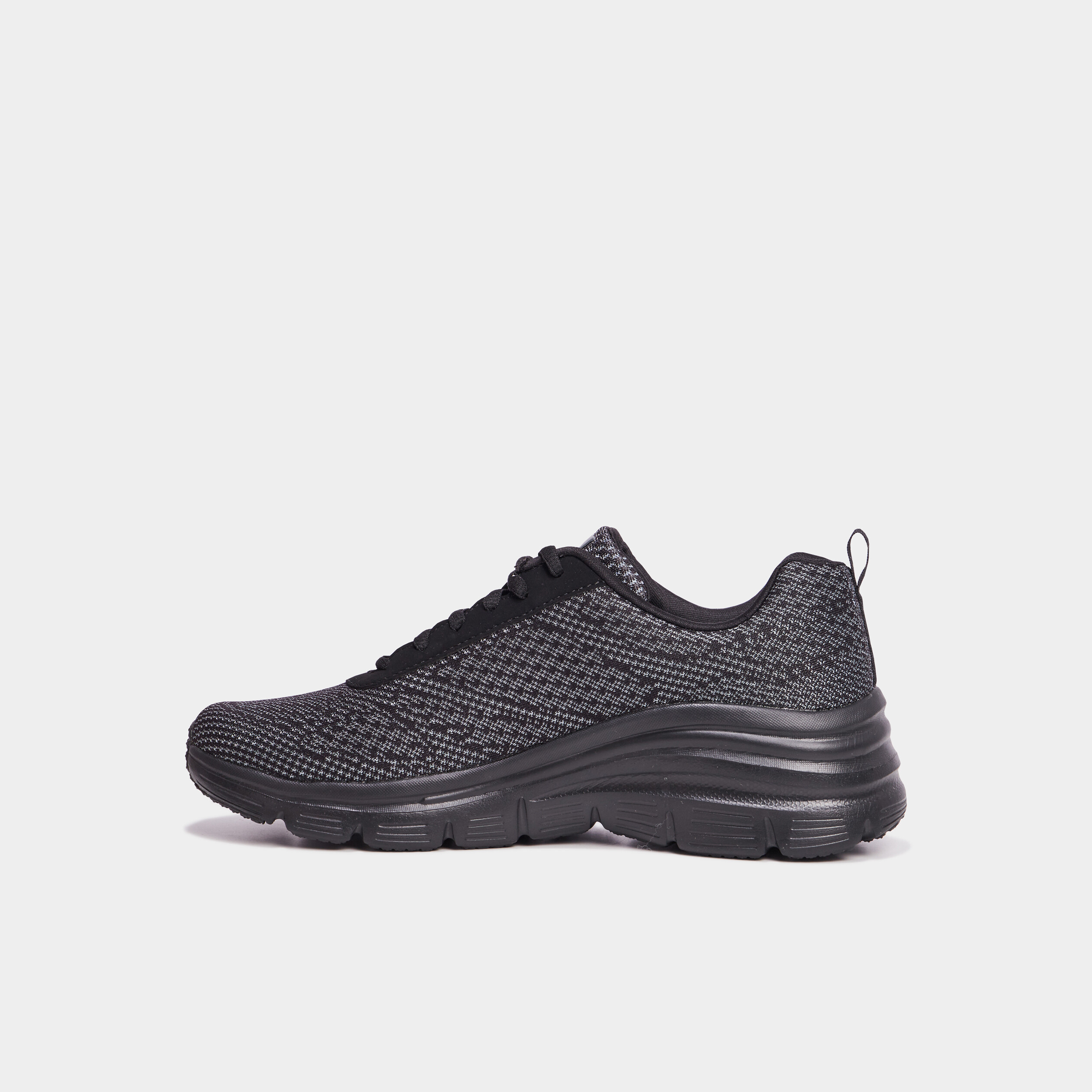 baskets running skechers fashion fit noir femme Baskets running Skechers Fashion Fit noir femme