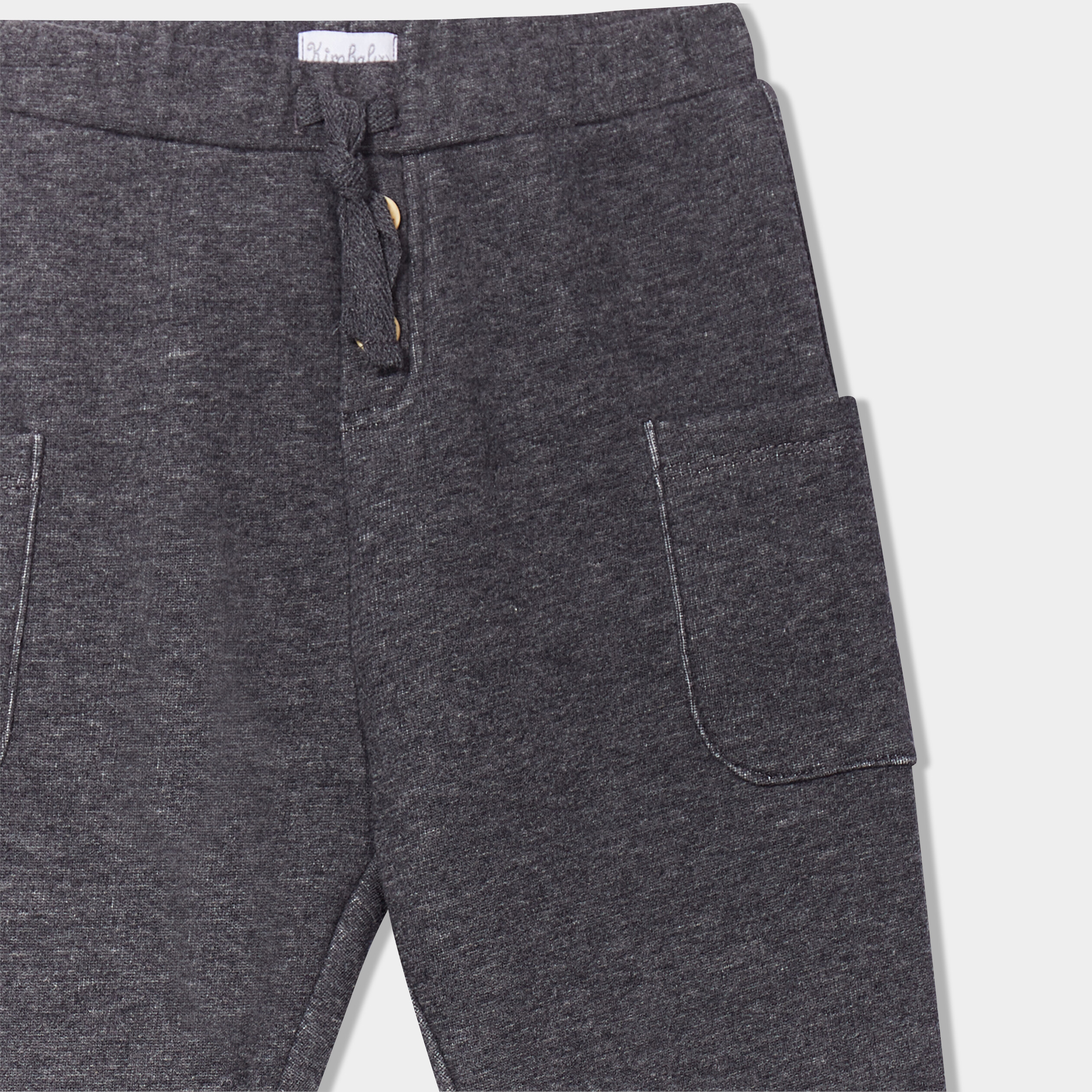 pantalon de jogging loose gris fonce bebeg Pantalon de jogging loose gris foncé bébé garçon