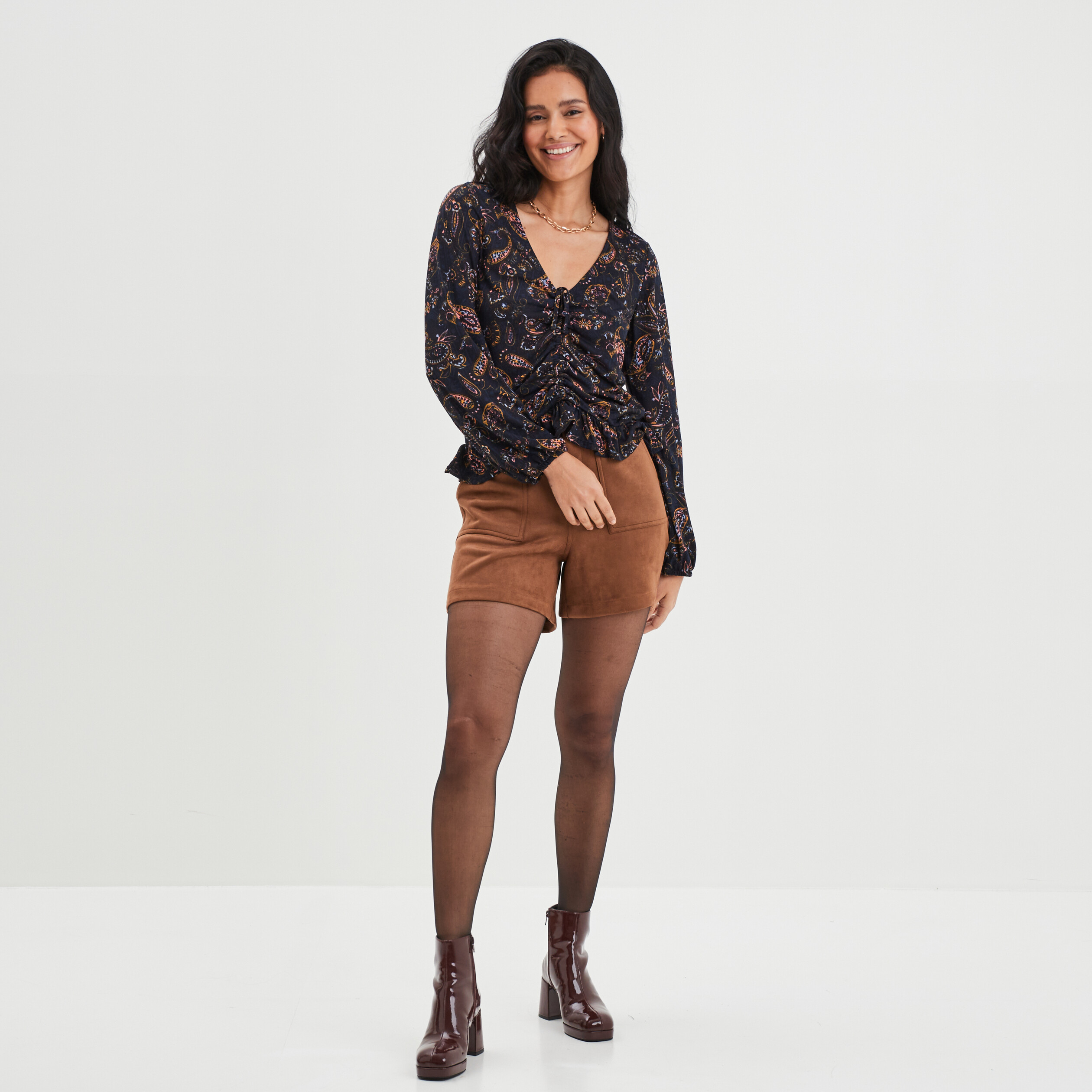 Short femme la halle online aux vetements