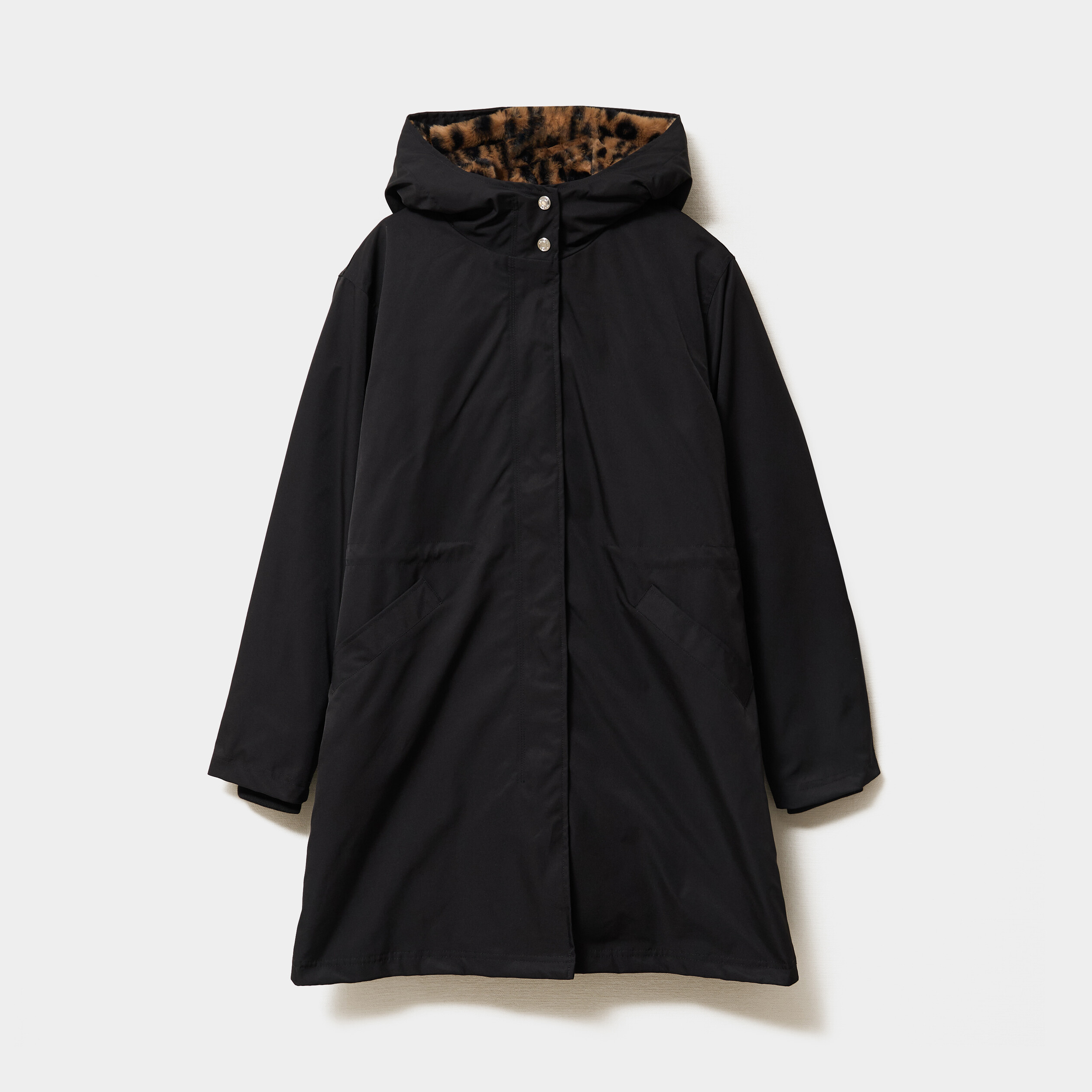 Parka 3-en-1 gilet fourr&eacute; noir femme