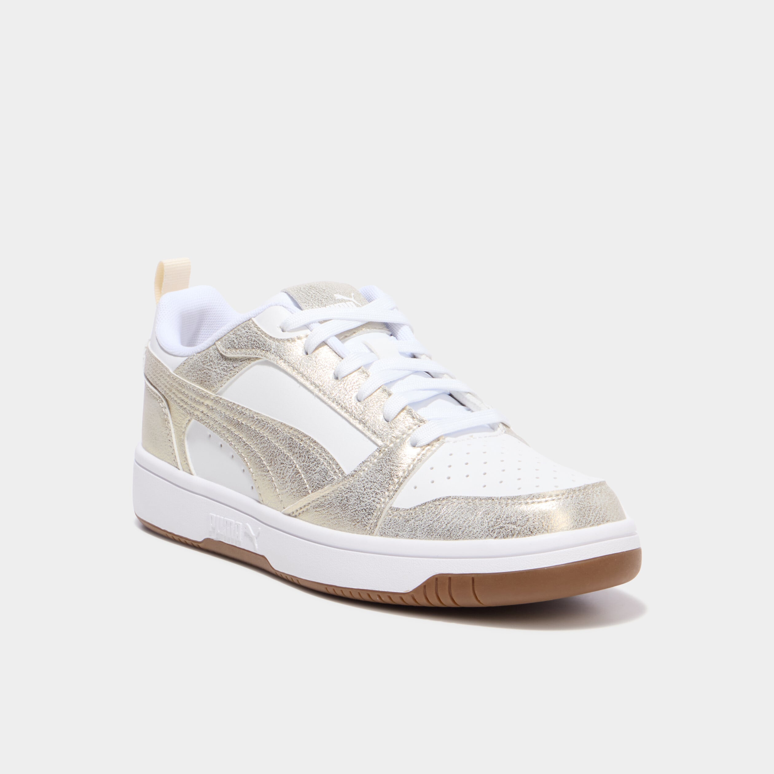 Tennis Rebound V6 Puma jaune or femme