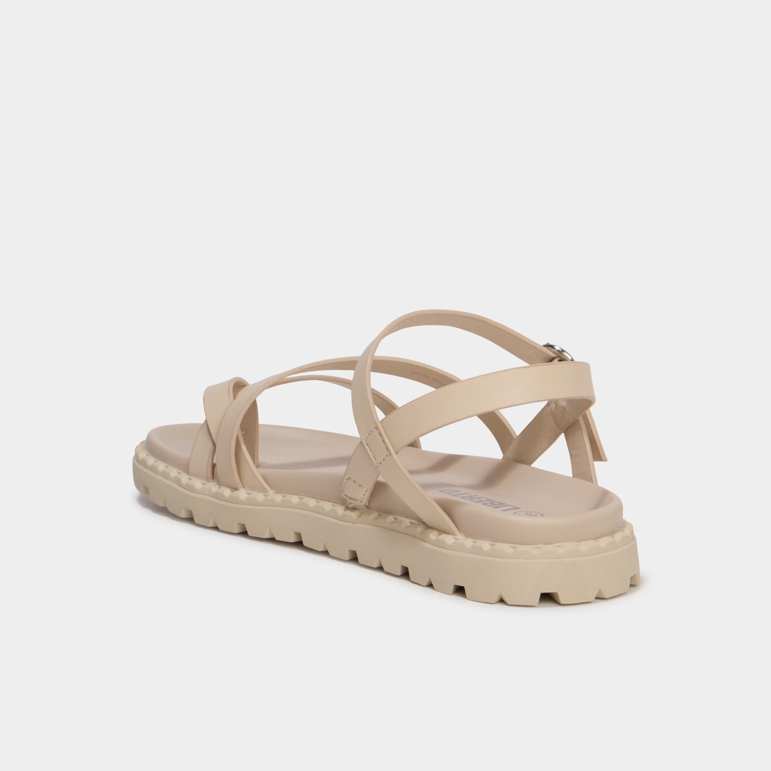 Sandales semelles &eacute;paisses blanc fille