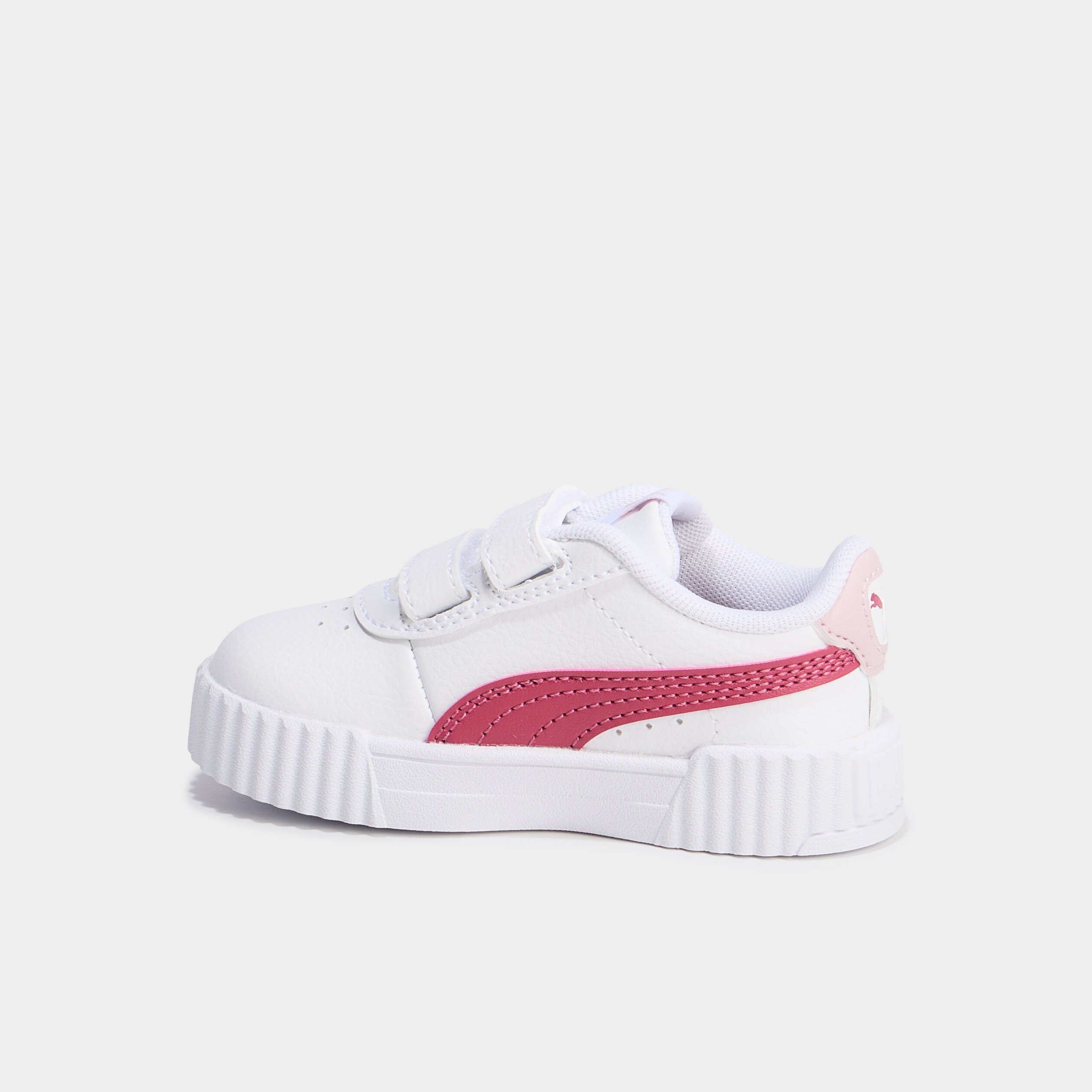 tennis basses a scratchs puma carina blanc bebef Tennis basses à scratchs Puma Carina blanc bébé fille