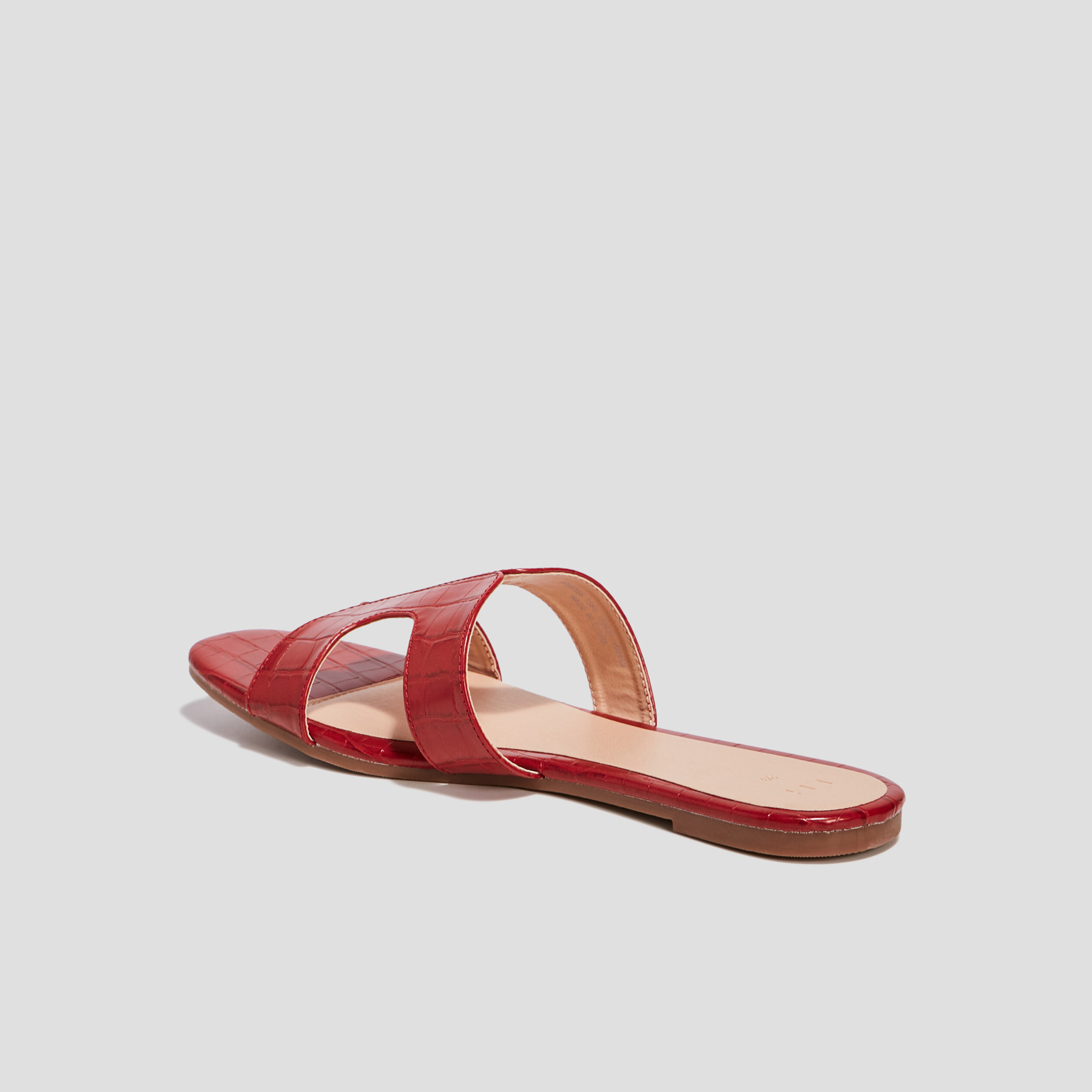 mules a bouts carres rouge femme Mules à bouts carrés rouge femme