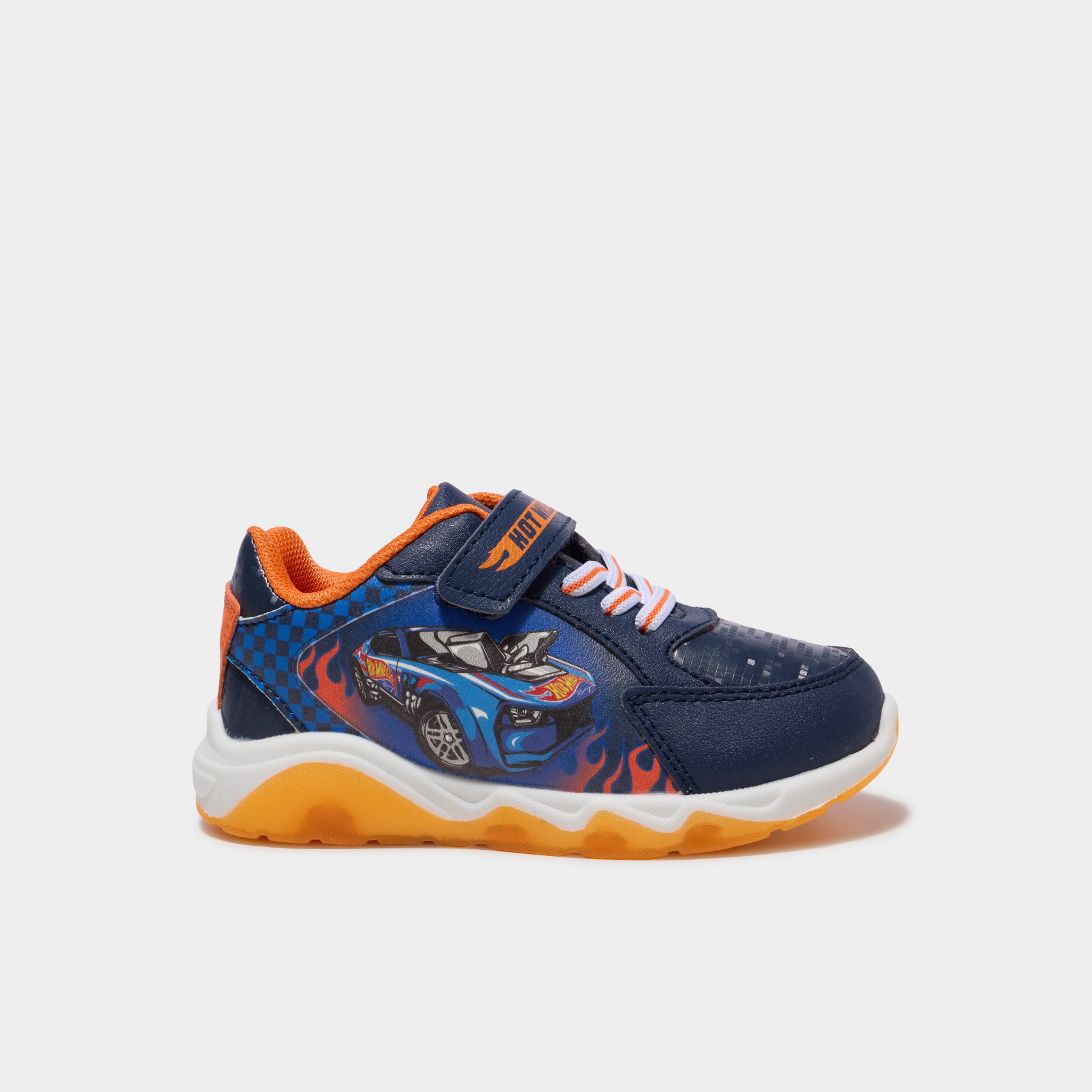 Baskets running lumineuses Hot Wheels bleu gar&ccedil;on