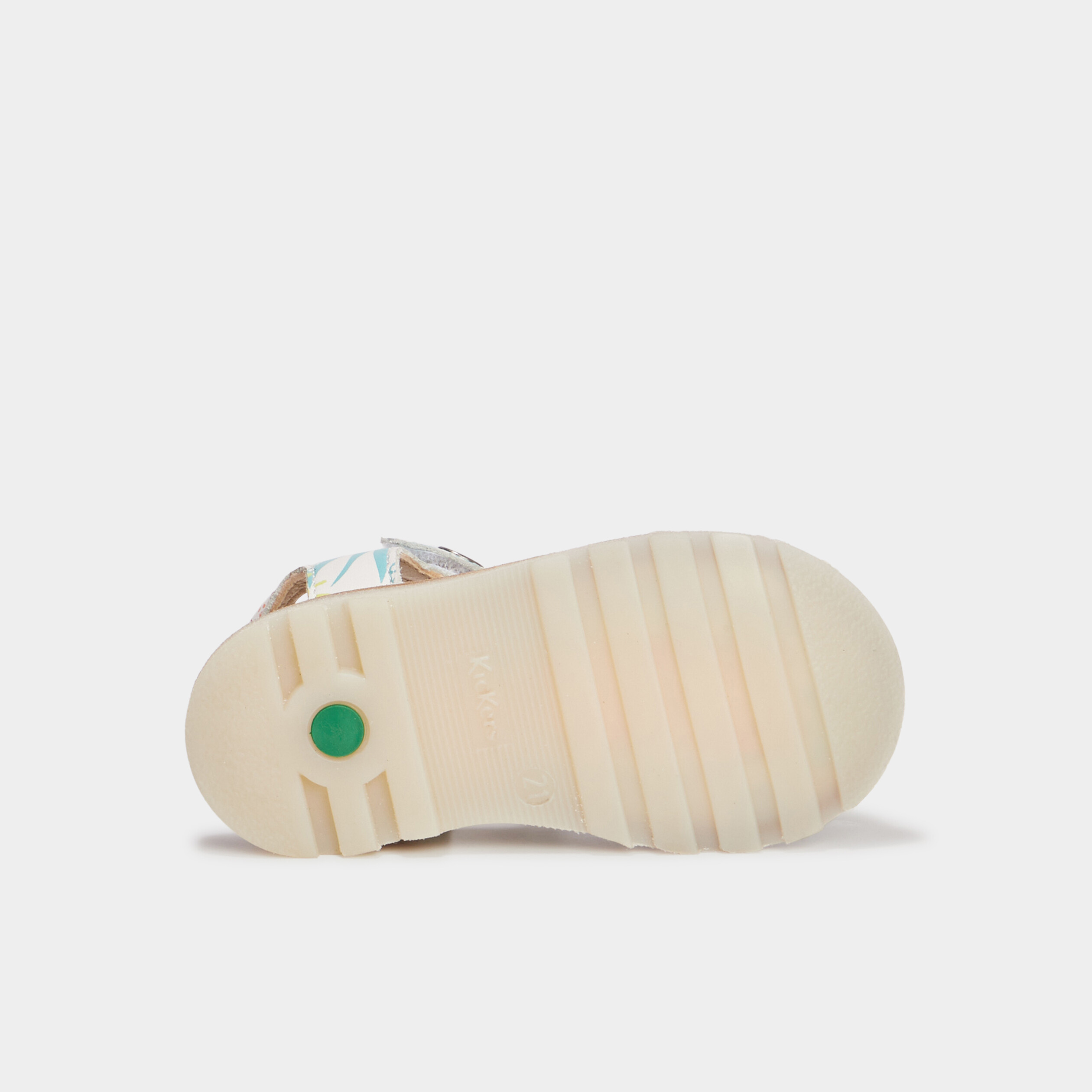 sandales en cuir kickers nonosti blanc bebef Sandales en cuir Kickers Nonosti blanc bébé fille