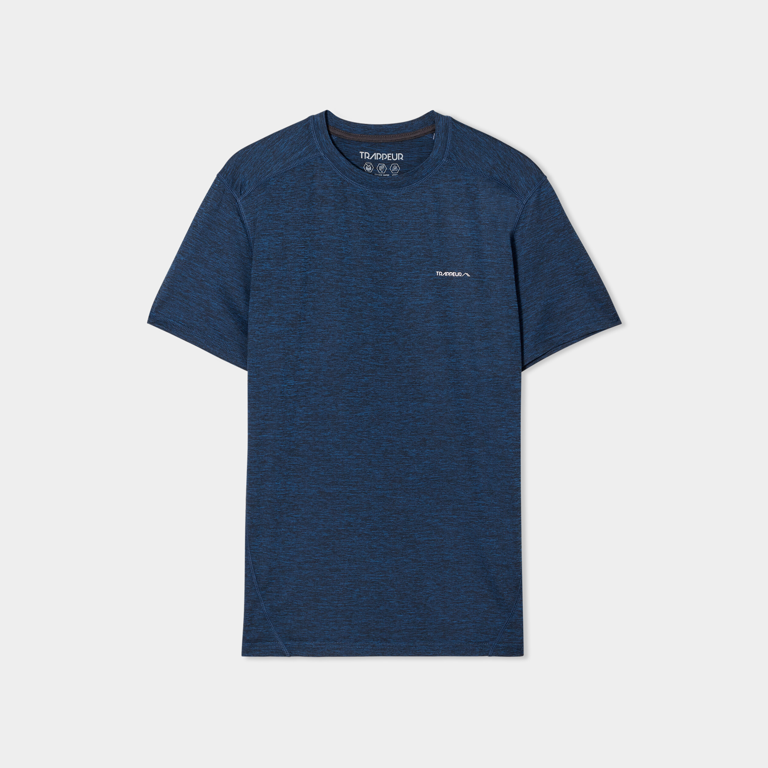 t shirt technique outdoor leger trappeur bleu petrole homme T-shirt technique outdoor léger Trappeur bleu pétrole homme