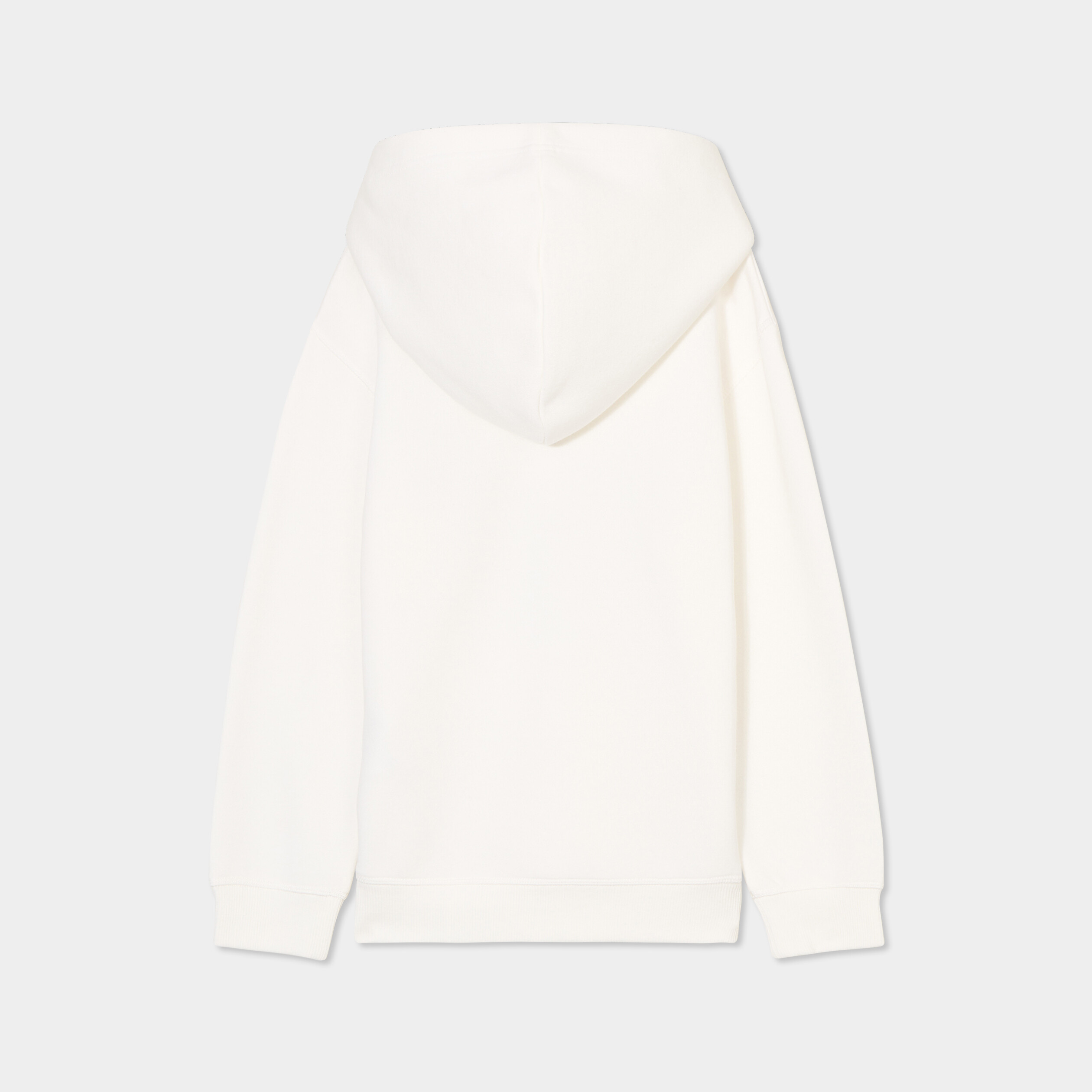 Sweat &agrave; capuche hoodie 1 poche Creeks blanc gar&ccedil;on