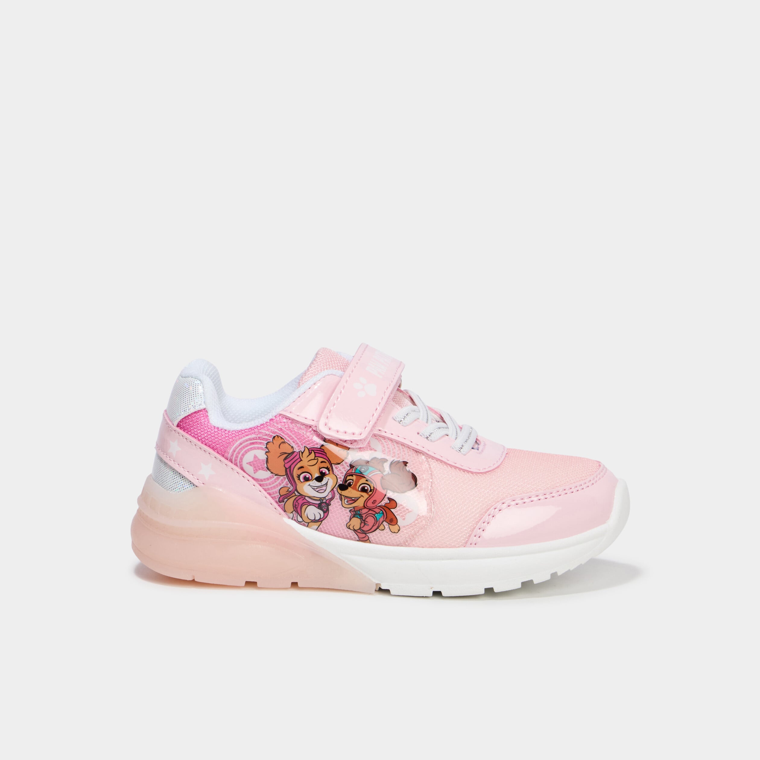 Baskets running lumineuses Paw Patrol rose fille
