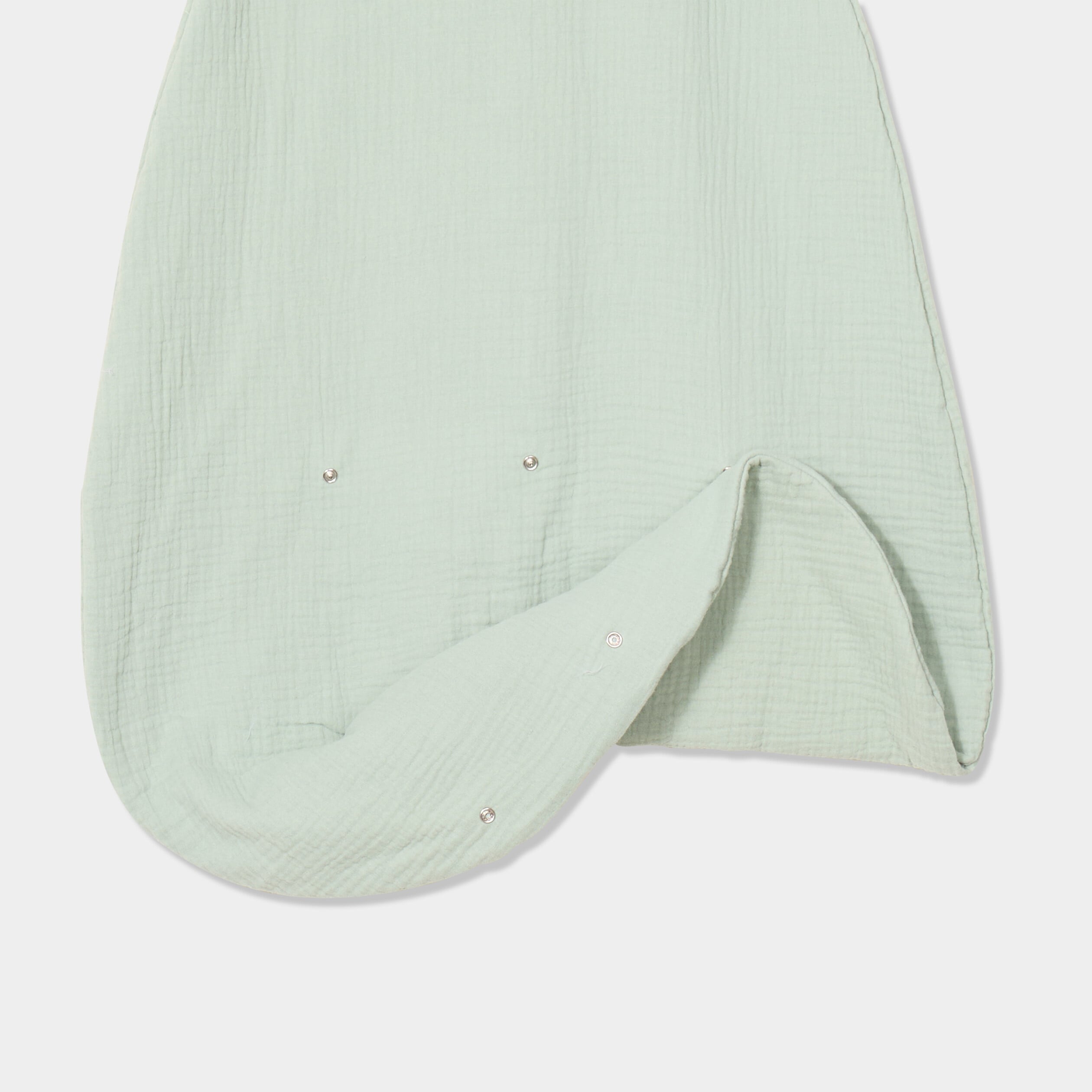 Gigoteuse gaze de coton ajustable TOG 1 vert clair b&eacute;b&eacute;