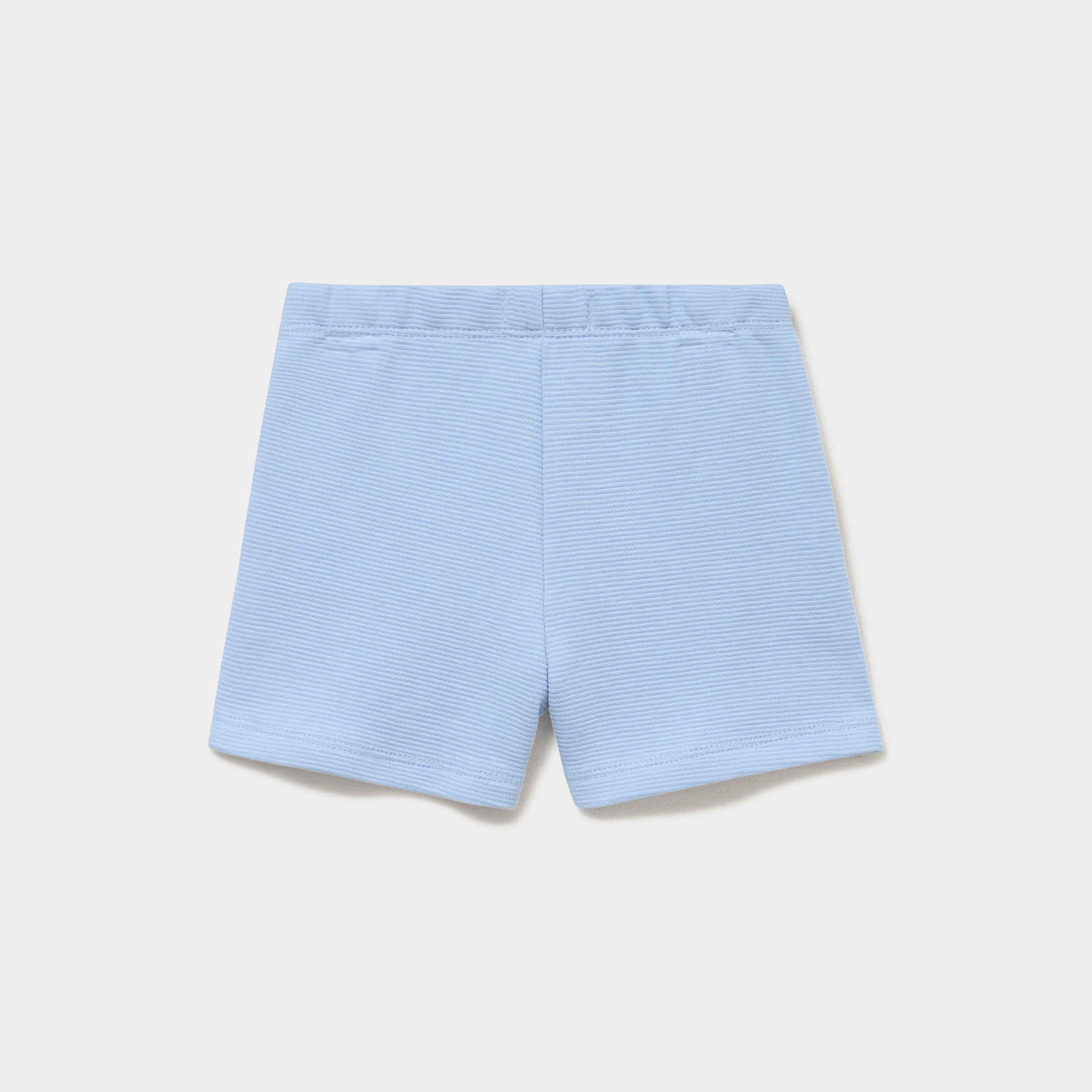 Short molletonn&eacute; coton bleu pastel b&eacute;b&eacute; gar&ccedil;on