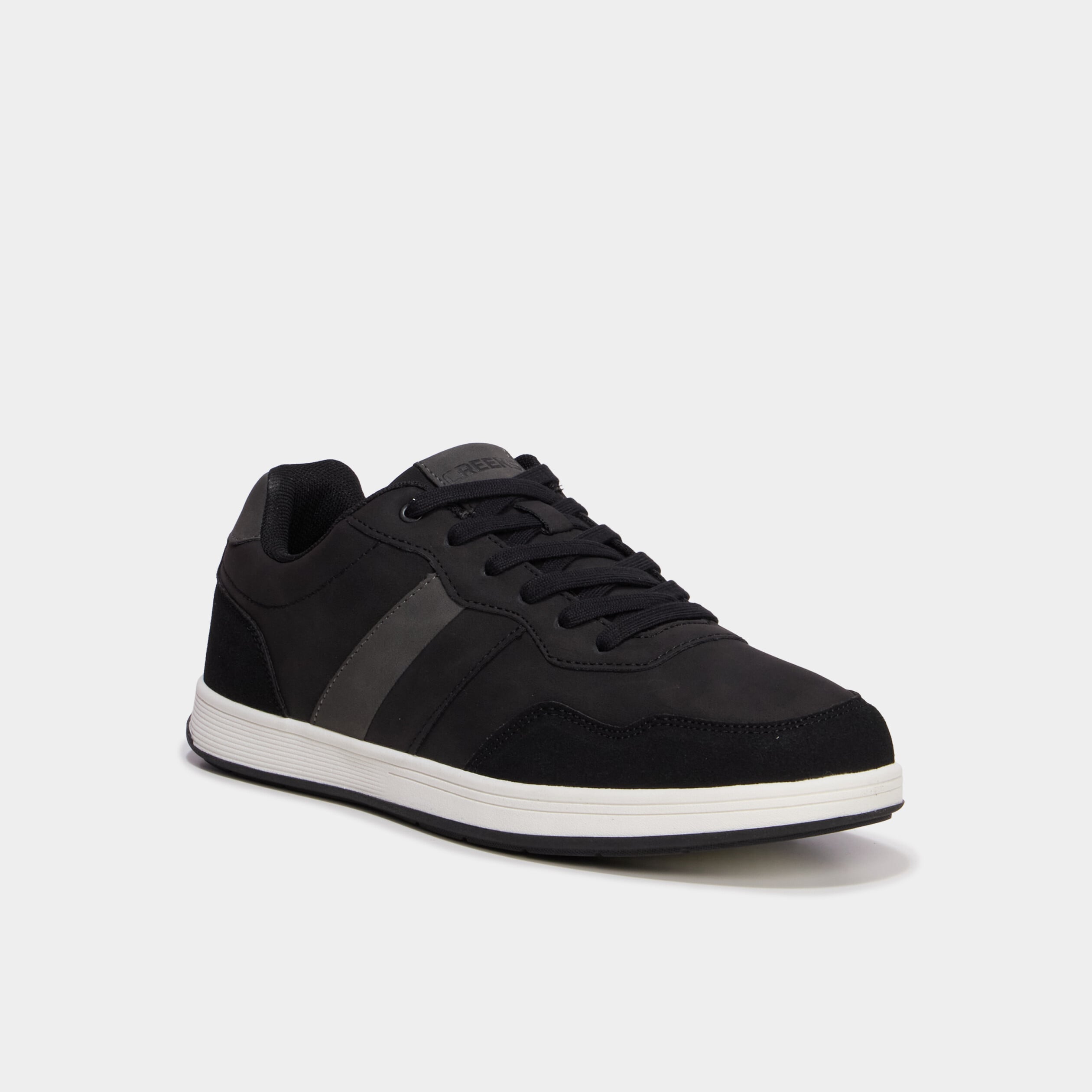Baskets &agrave; lacets gris homme